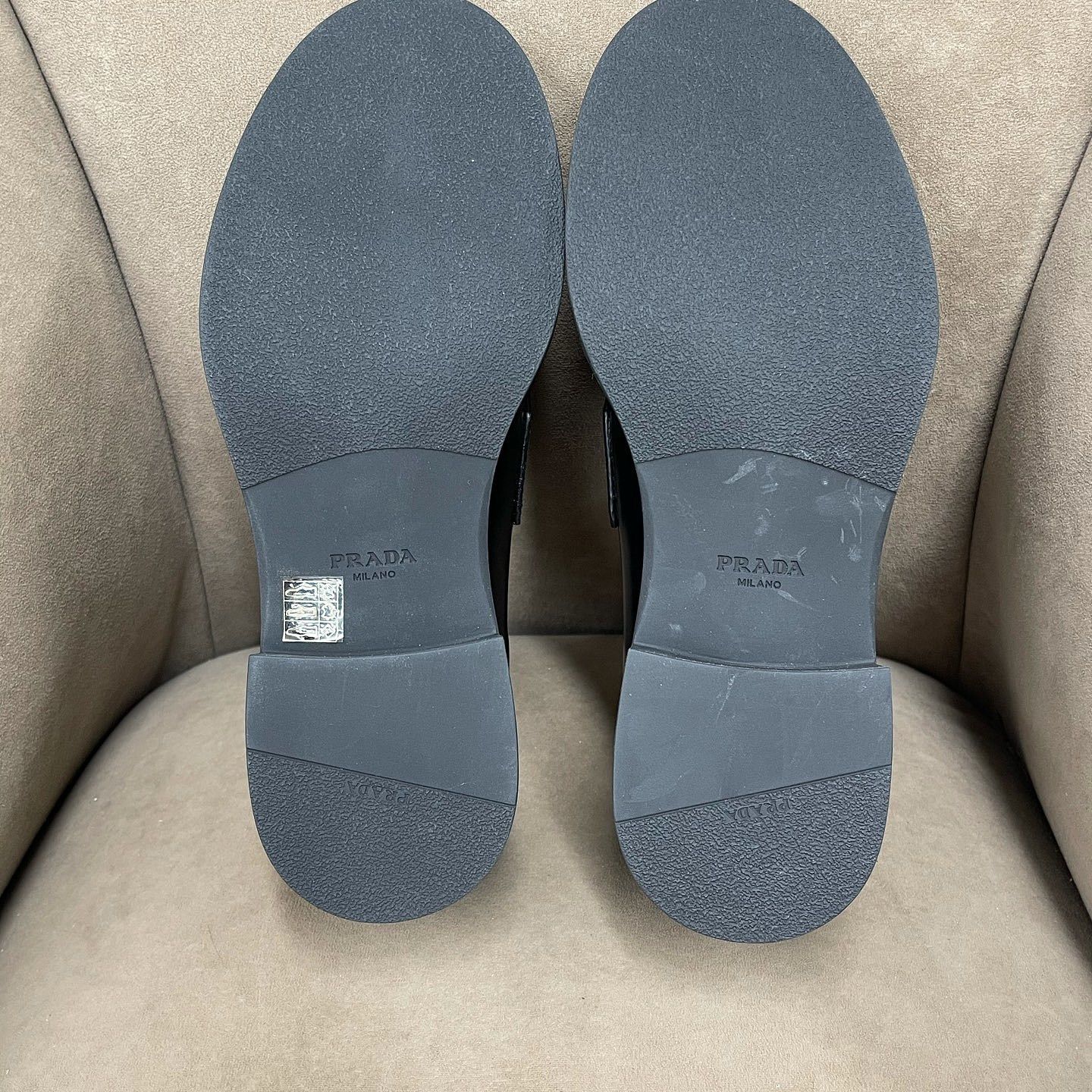 Prada Prada Chocolate Brushed Leather Loafers US 8 Size US 8 / EU 41 - 4 Thumbnail