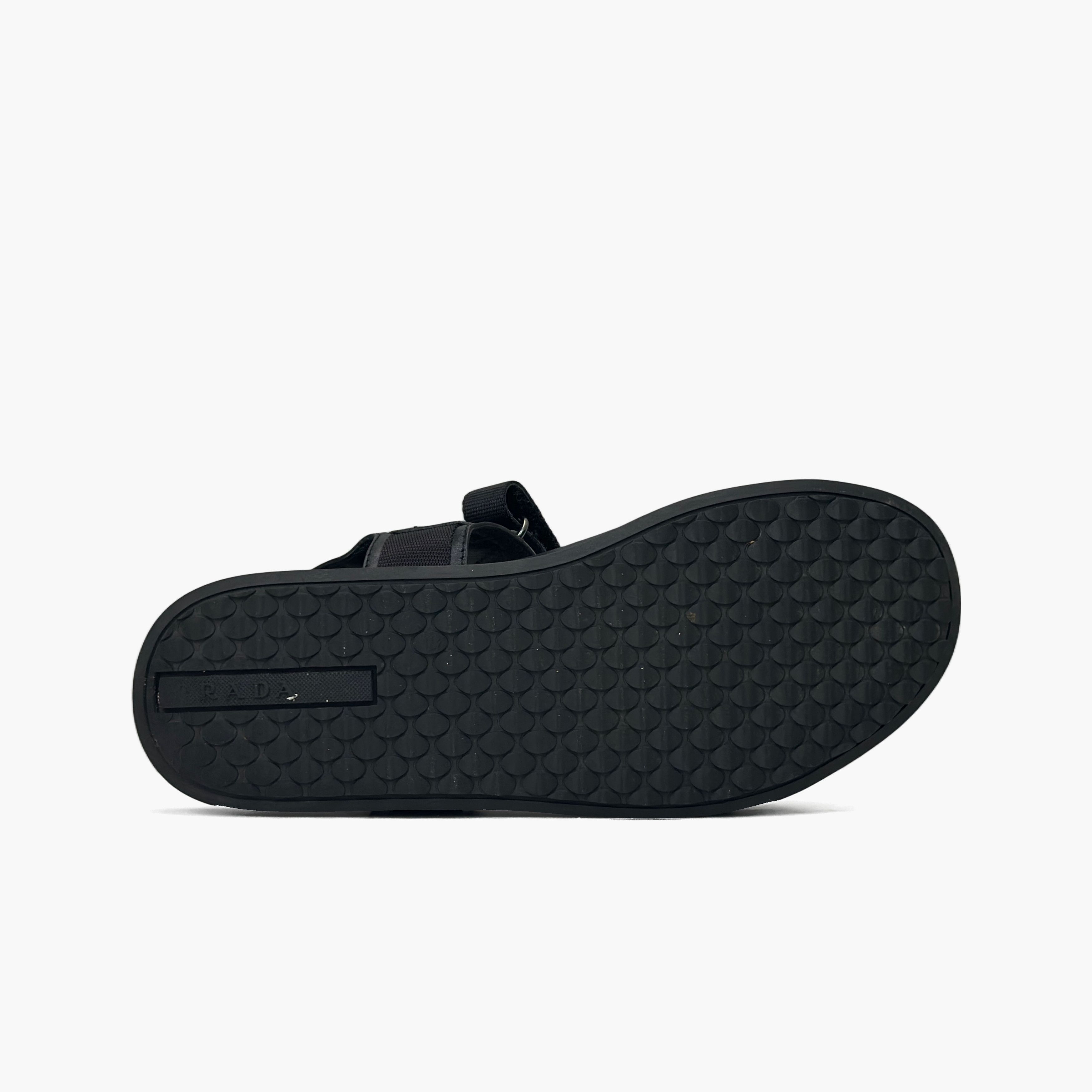 Prada Prada Black Technical Fabric Sandals Size 8 Size US 8 / EU 41 - 7 Thumbnail