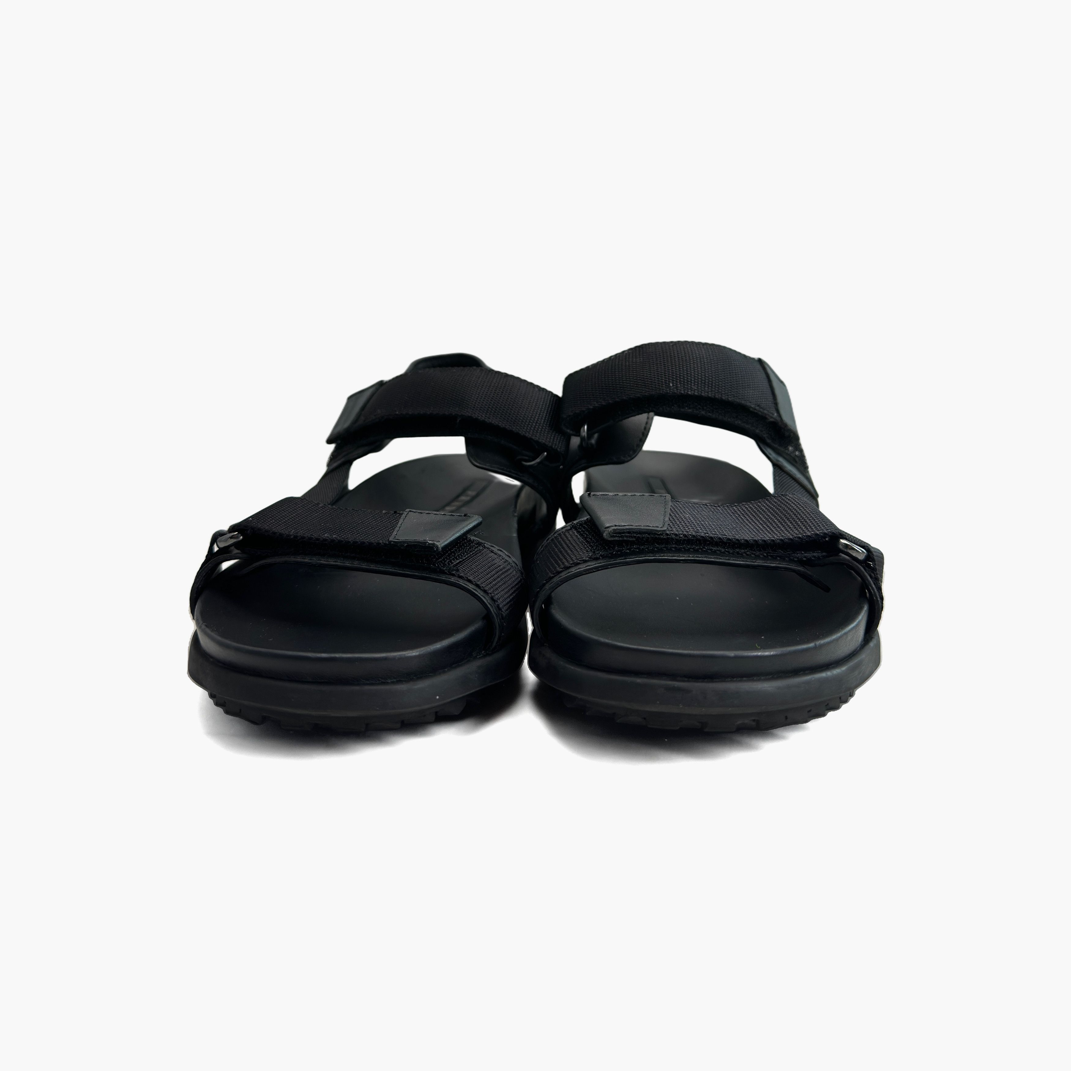 Prada Prada Black Technical Fabric Sandals Size 8 Size US 8 / EU 41 - 5 Thumbnail