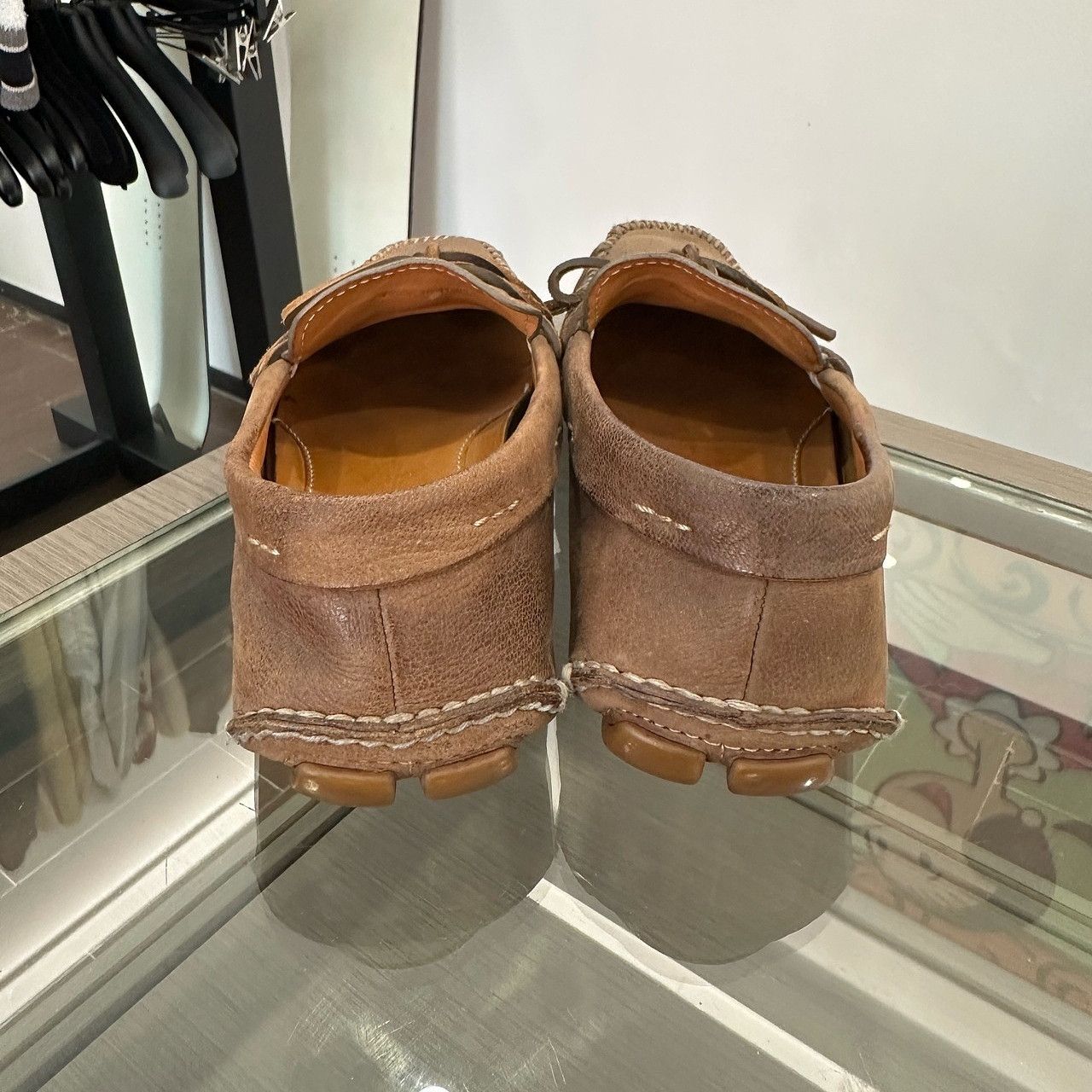 Prada Prada Brown Suede Loafers Size 6 Size US 6 / EU 39 - 3 Thumbnail