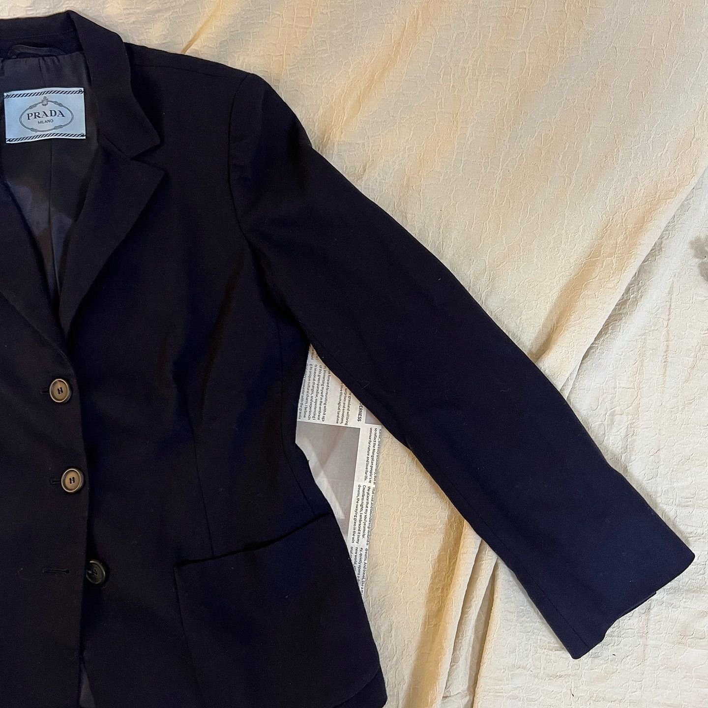 Prada Prada Three Button Blazer Size 34R Size 34R - 6 Thumbnail