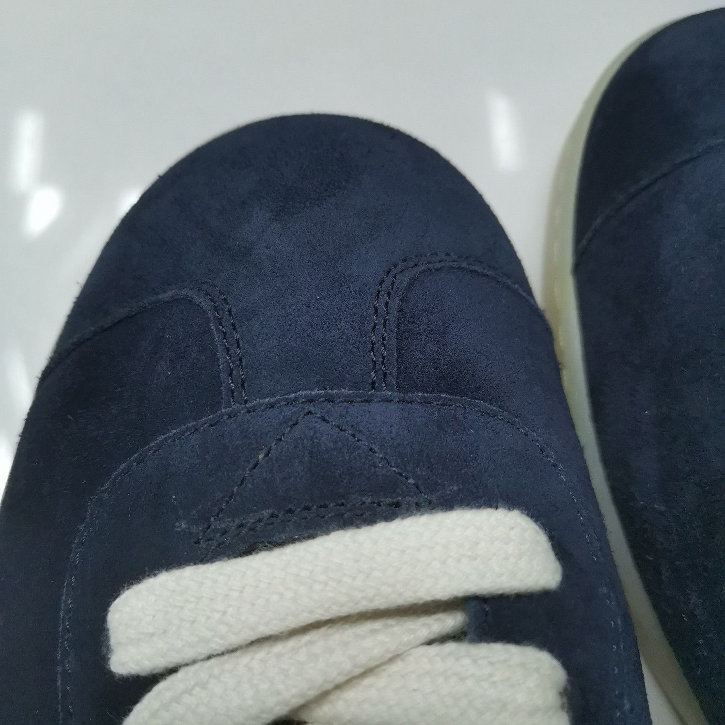 Prada Prada Suede Triangle Logo Low-Top Sneakers Size 9 Size US 9 / EU 42 - 10 Thumbnail