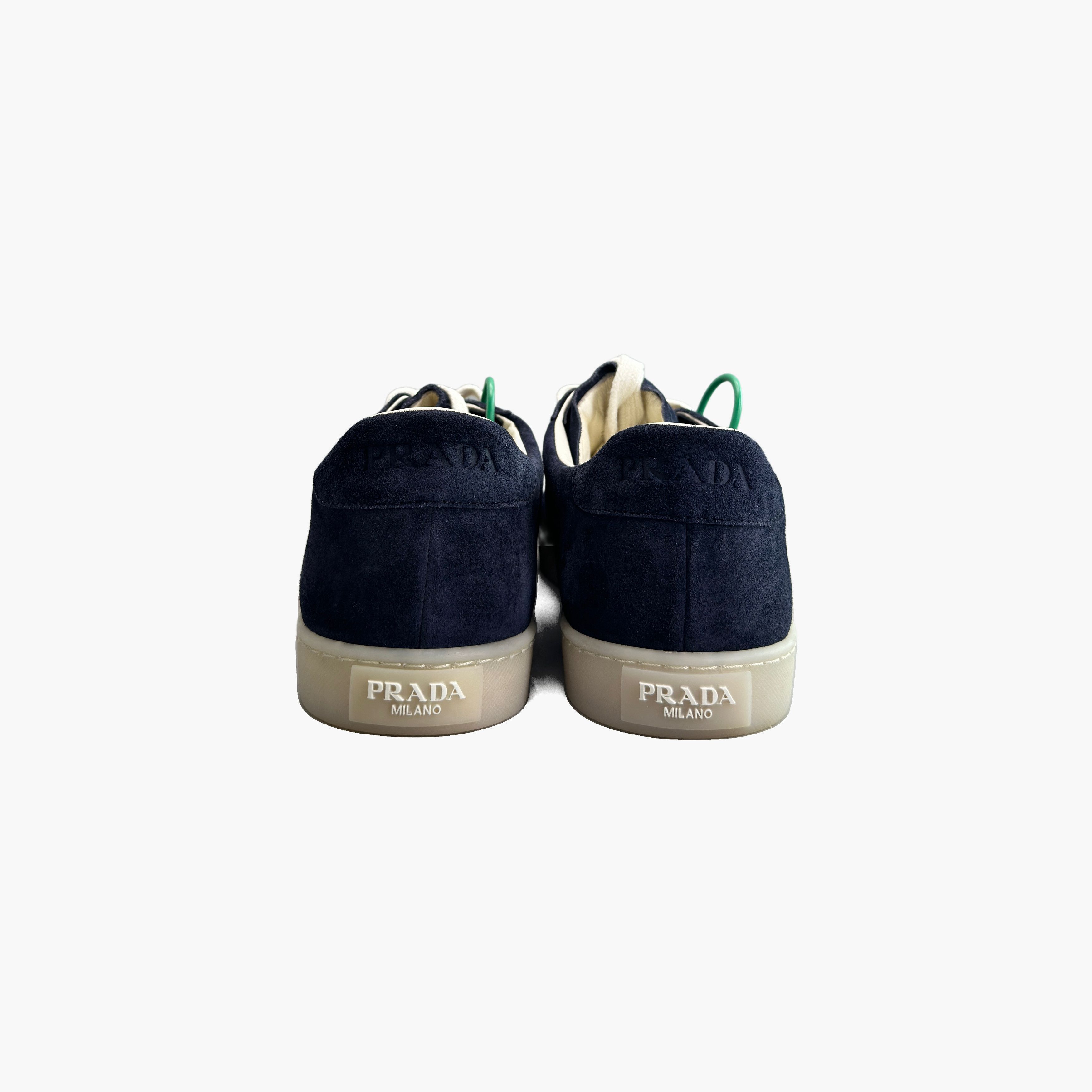 Prada Prada Suede Triangle Logo Low-Top Sneakers Size 9 Size US 9 / EU 42 - 6 Thumbnail