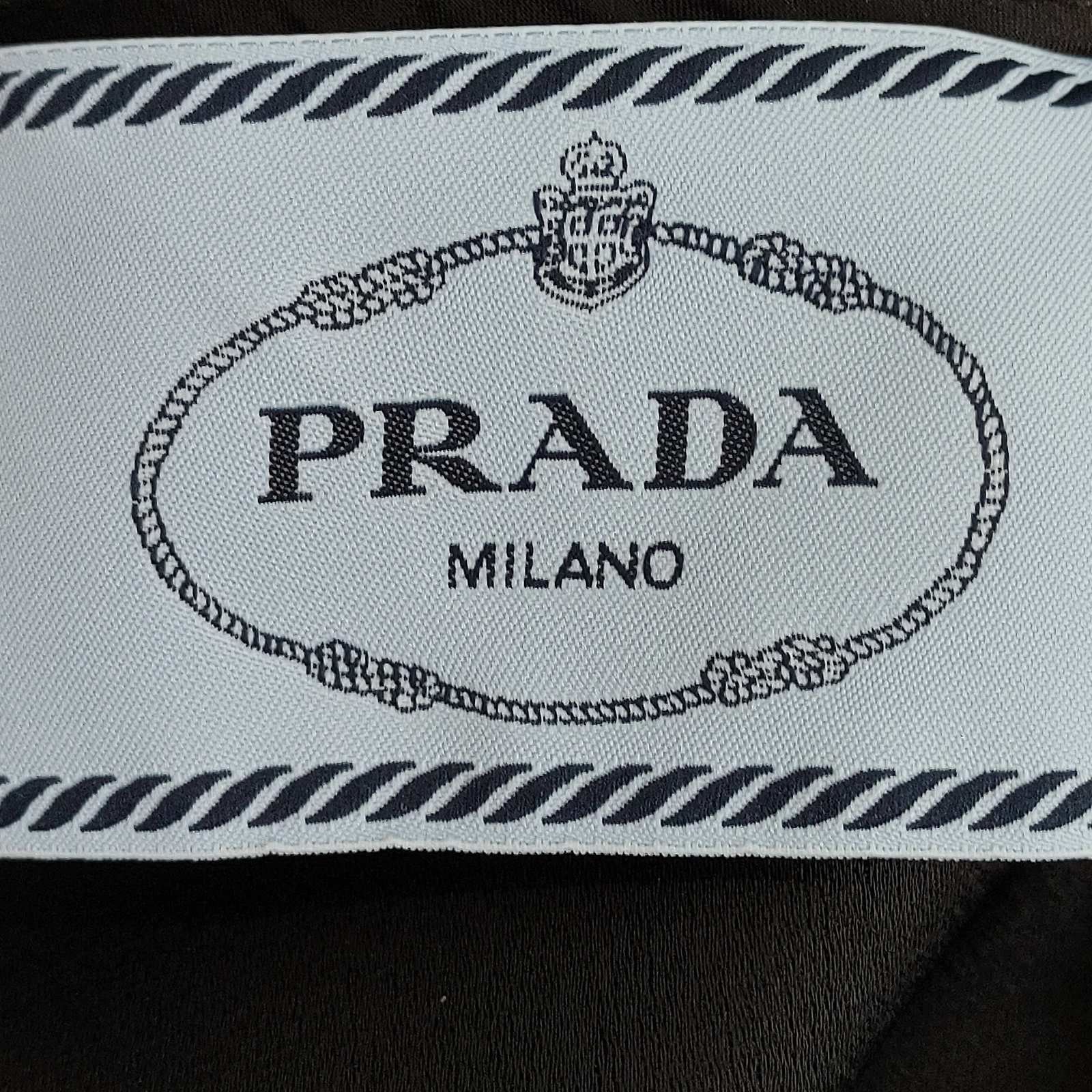 Prada Prada Logo Plaque Pleated Dress Size 38 Size XS / US 0-2 / IT 36-38 - 3 Thumbnail