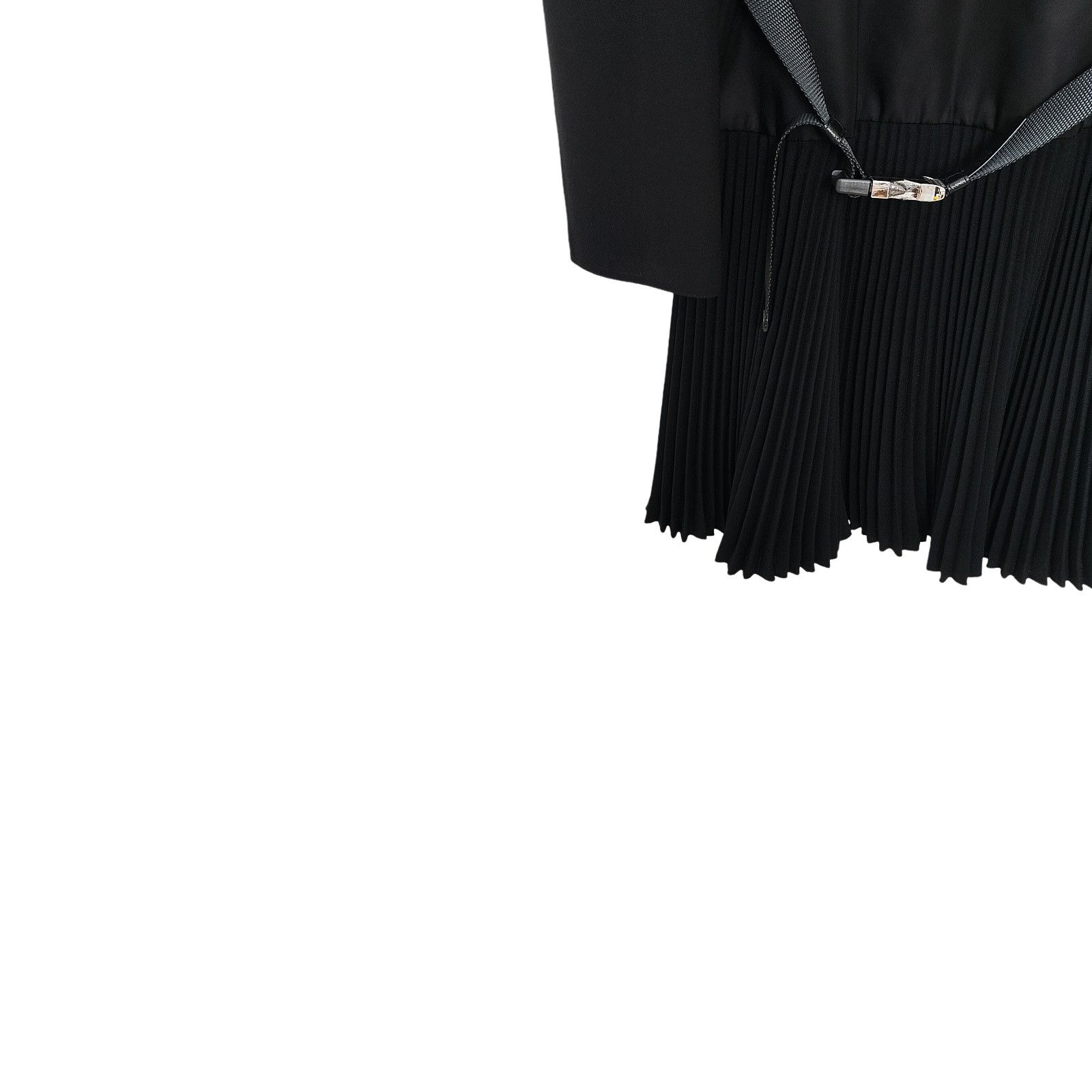 Prada Prada Logo Plaque Pleated Dress Size 38 Size XS / US 0-2 / IT 36-38 - 8 Thumbnail