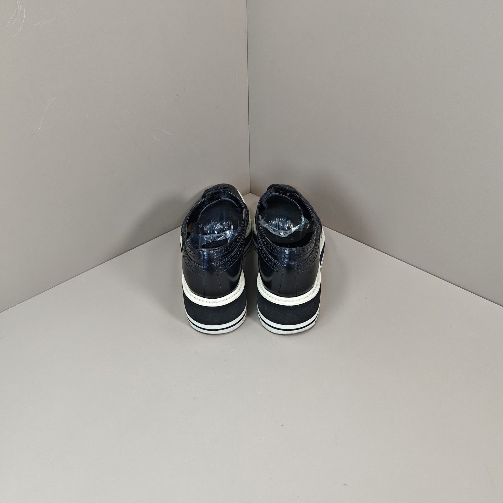 Prada Prada Black Platform Brogues Size 38 Size US 8 / IT 38 - 3 Thumbnail