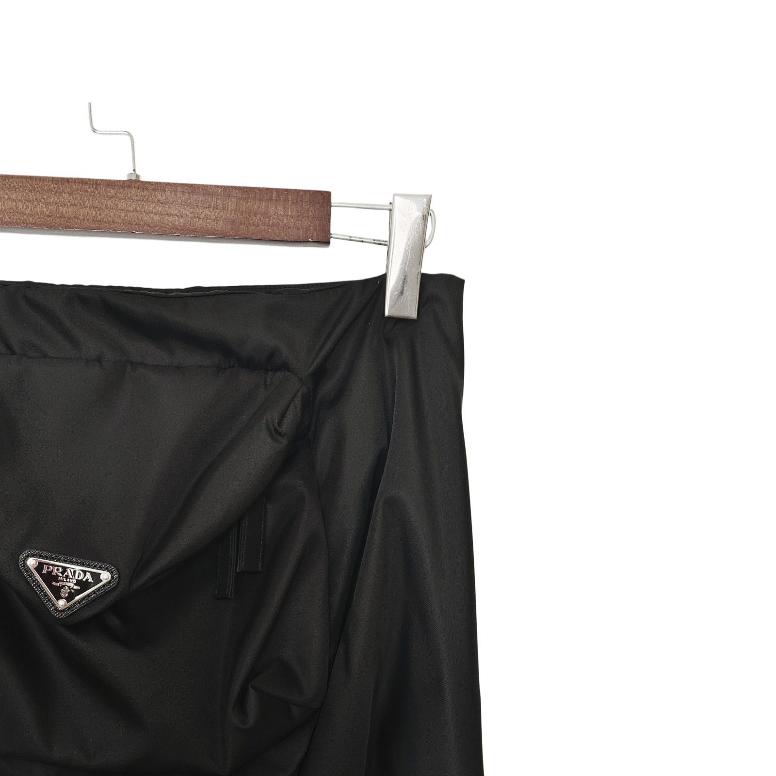 Prada Prada Re-Nylon Logo Belted Mini Skirt Size 38 Size 26" / US 2 / IT 38 - 5 Thumbnail