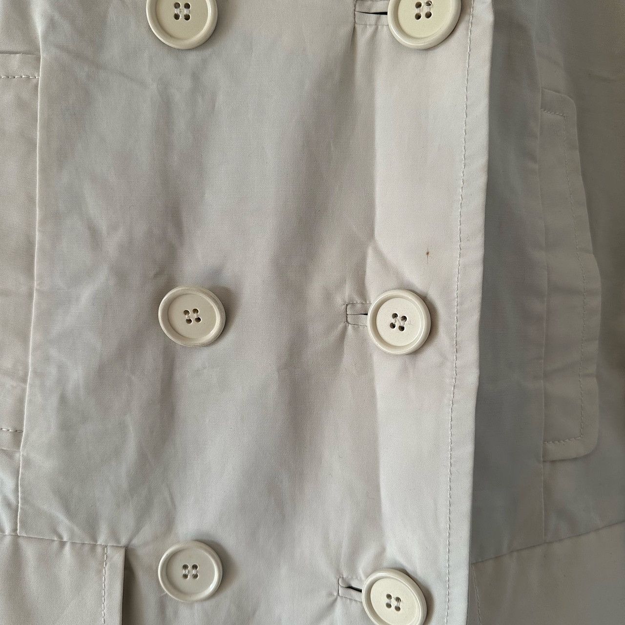 Prada Prada Double Breasted Cotton Blend Jacket Size 44 Size M / US 6-8 / IT 42-44 - 6 Thumbnail