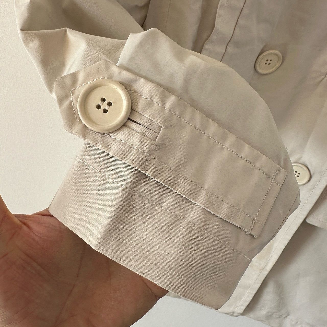 Prada Prada Double Breasted Cotton Blend Jacket Size 44 Size M / US 6-8 / IT 42-44 - 7 Thumbnail