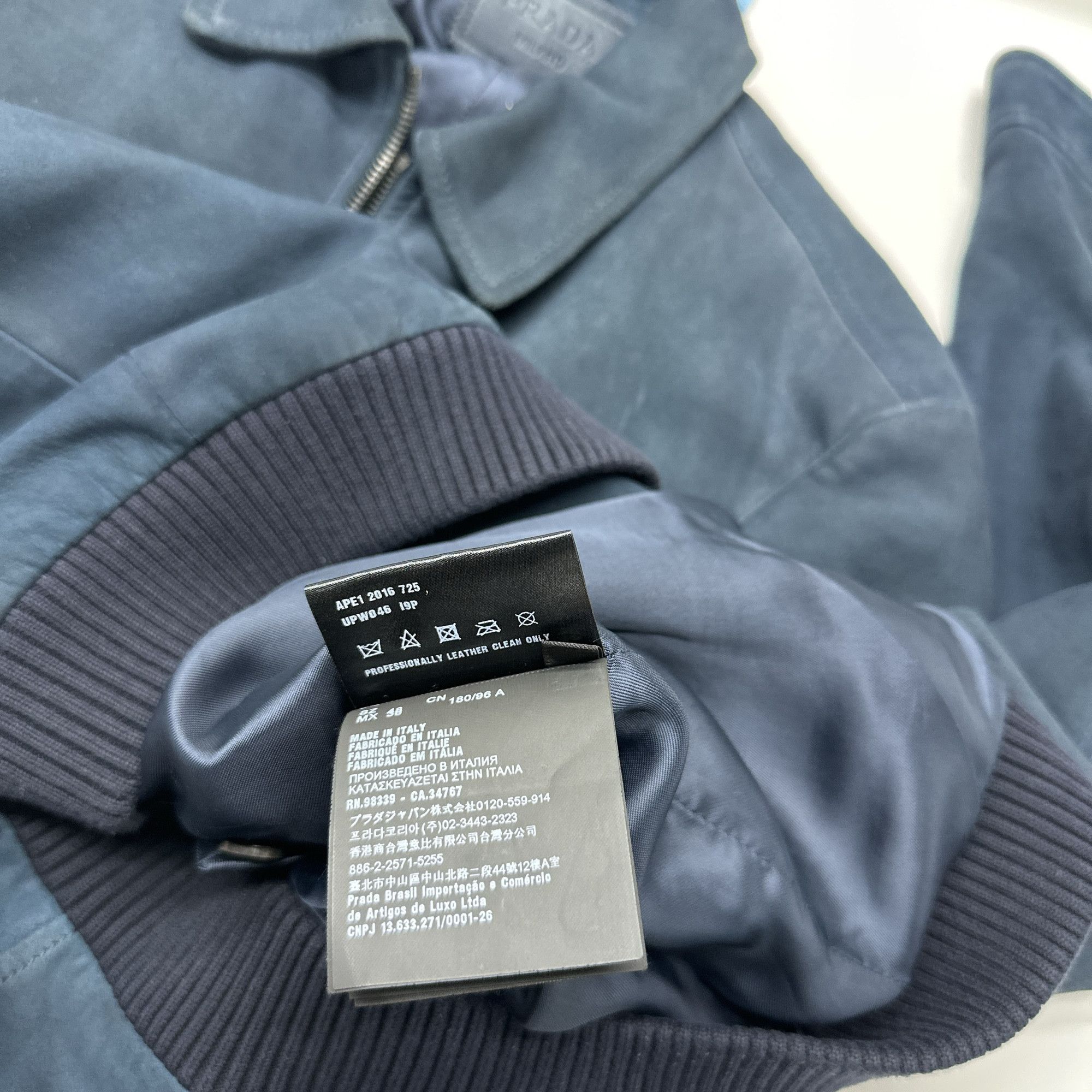 Prada Prada Suede Bomber Jacket Size M Size US M / EU 48-50 / 2 - 4 Thumbnail