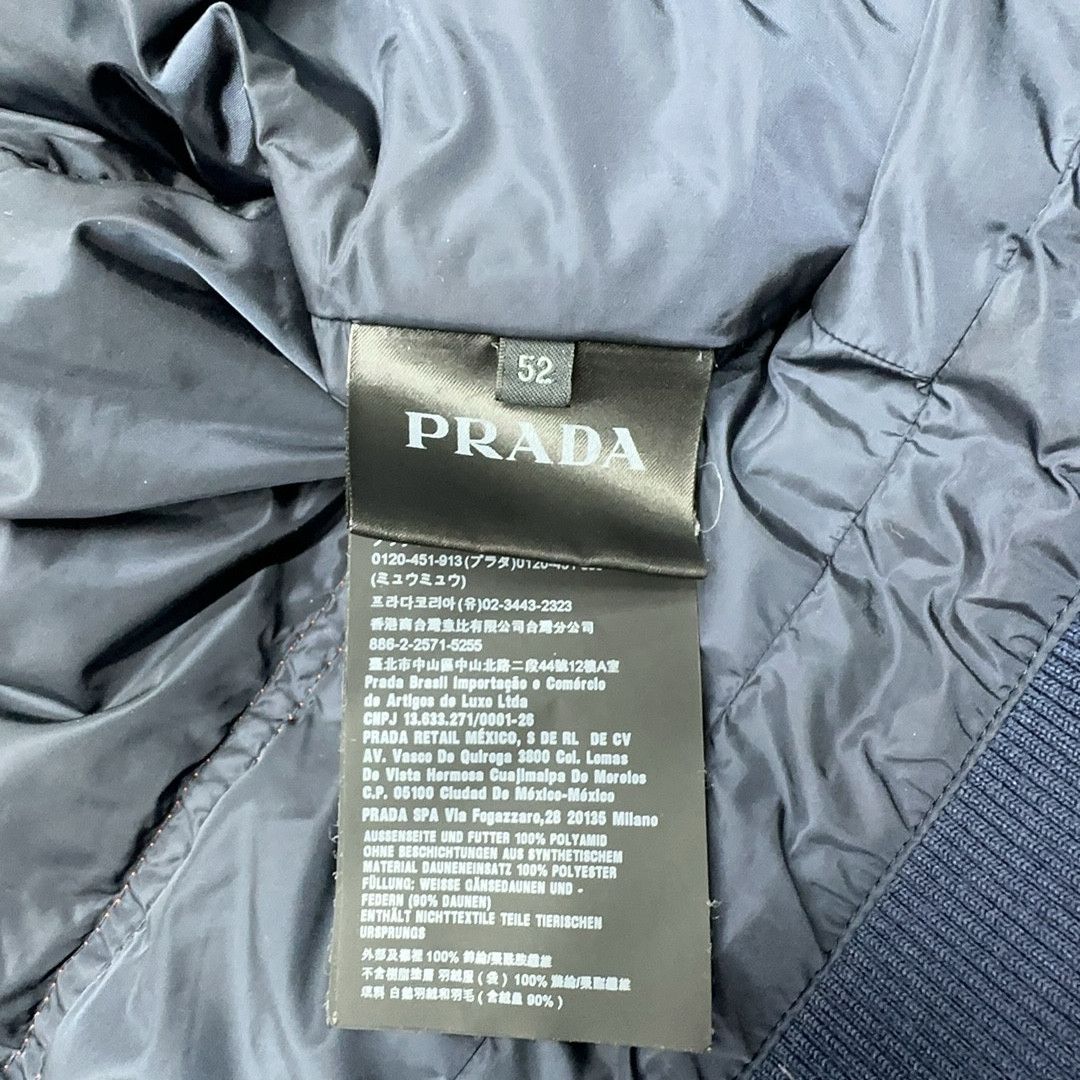 Prada Prada Orange Hooded Down Jacket Size 52 Size US L / EU 52-54 / 3 - 4 Thumbnail