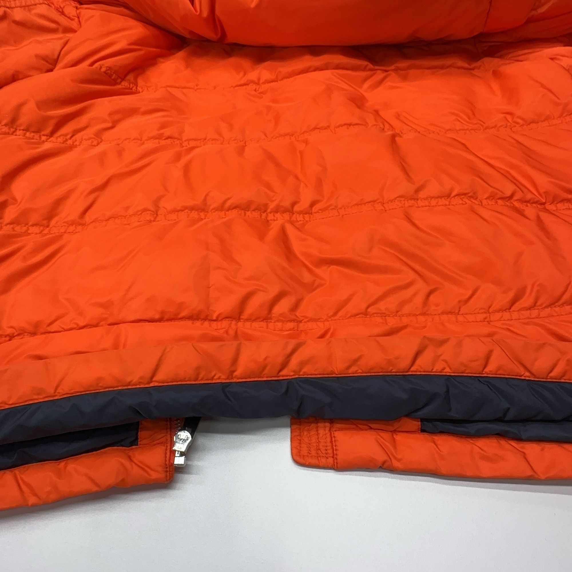 Prada Prada Orange Hooded Down Jacket Size 52 Size US L / EU 52-54 / 3 - 8 Thumbnail