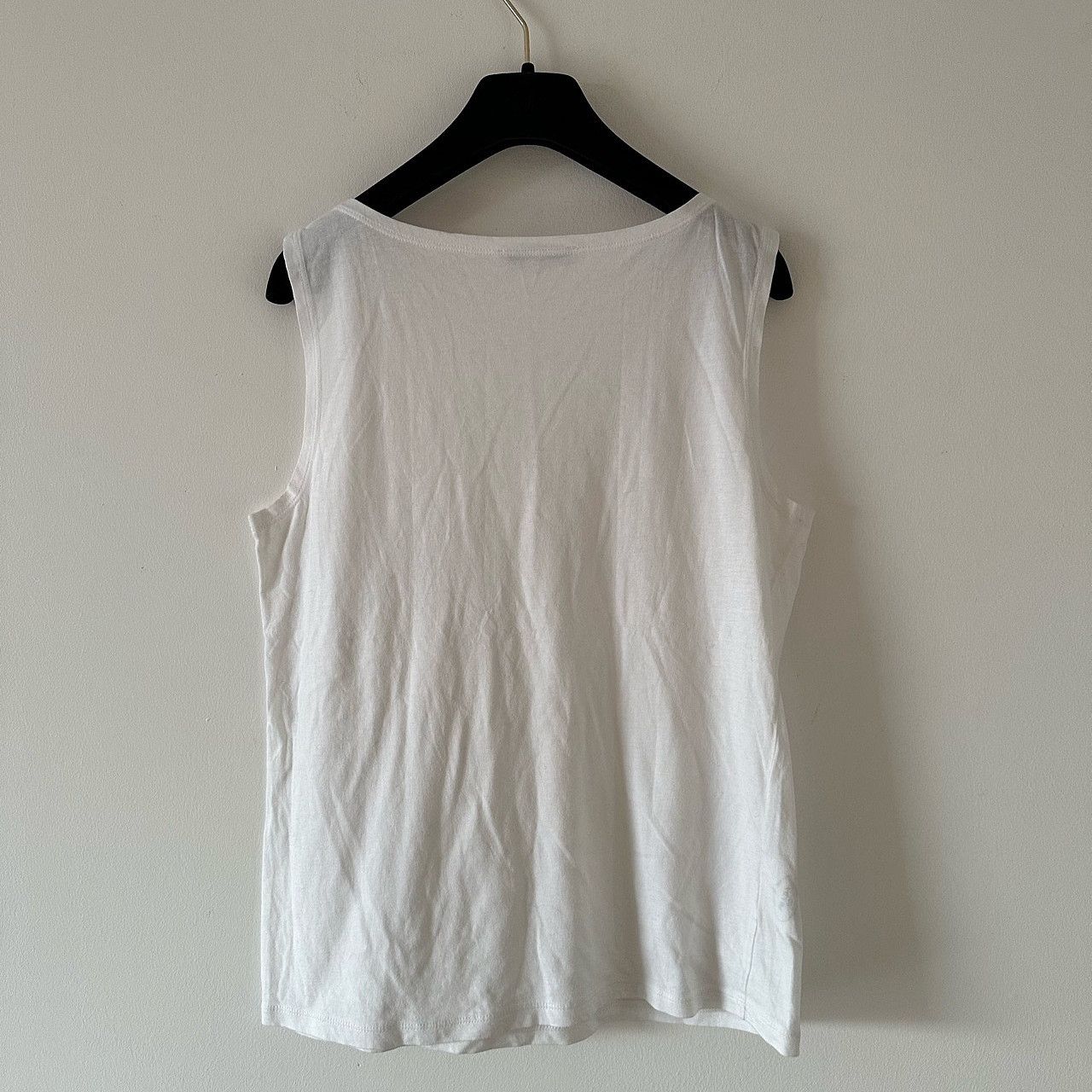 Prada Prada White Tank Top Size L Size L / US 10 / IT 46 - 2 Thumbnail