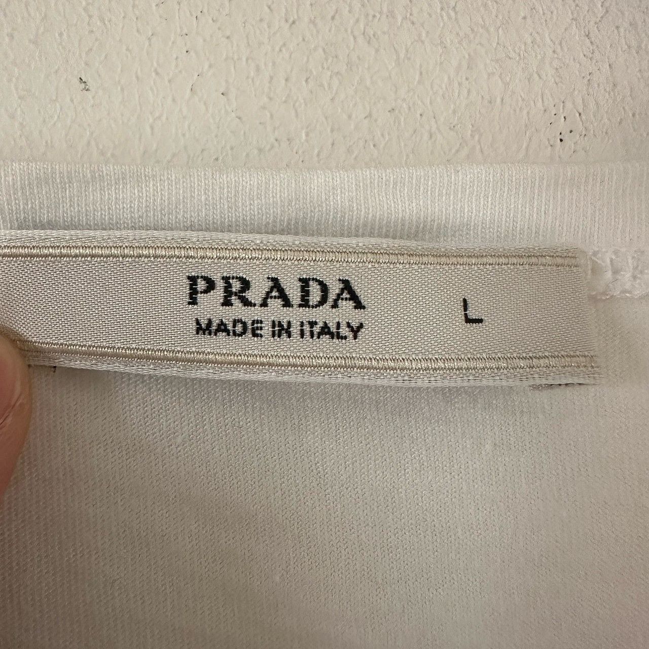 Prada Prada White Tank Top Size L Size L / US 10 / IT 46 - 3 Thumbnail