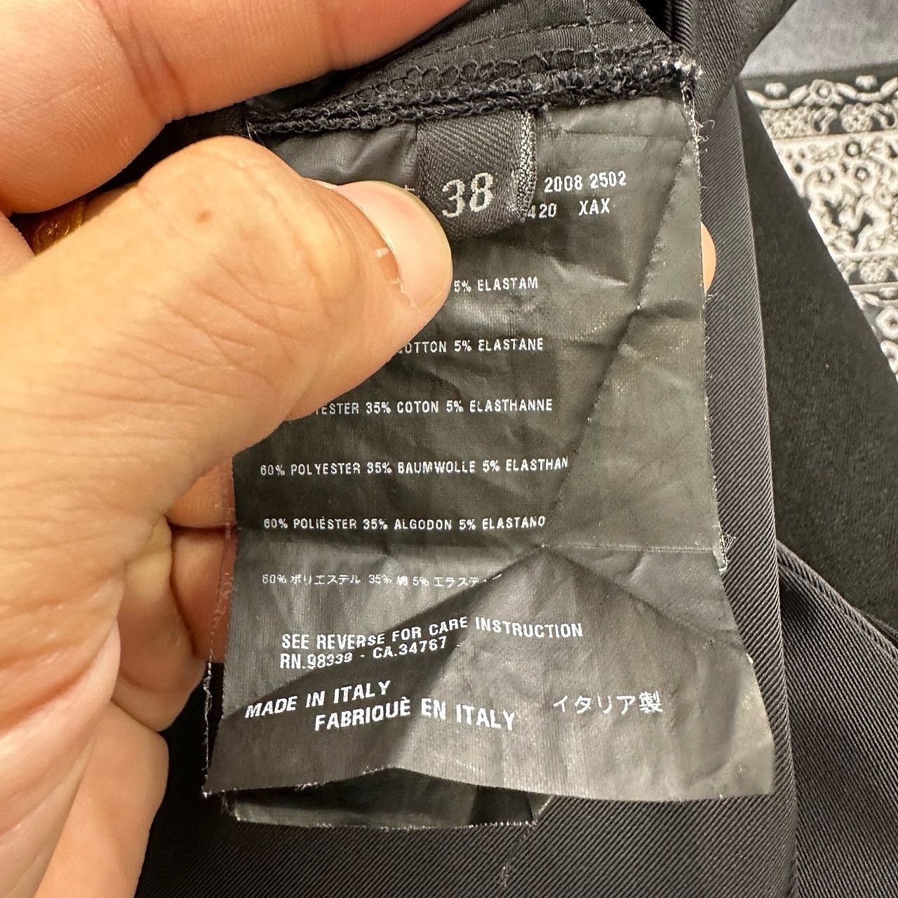 Prada Prada Classic Black Trousers Size 38 Size 26" / US 2 / IT 38 - 4 Thumbnail