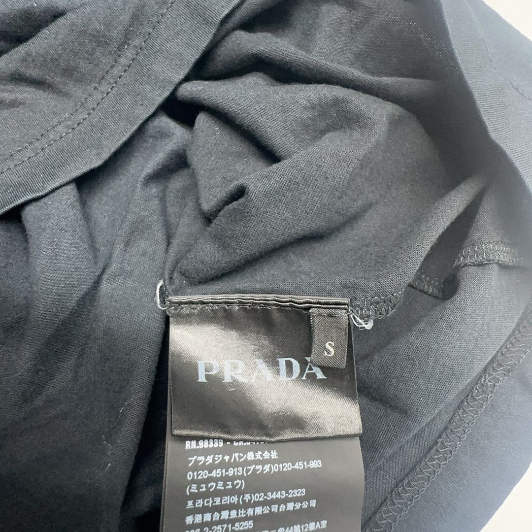 Prada Prada Logo Patch Pocket T-Shirt Black Size S Size US S / EU 44-46 / 1 - 3 Thumbnail