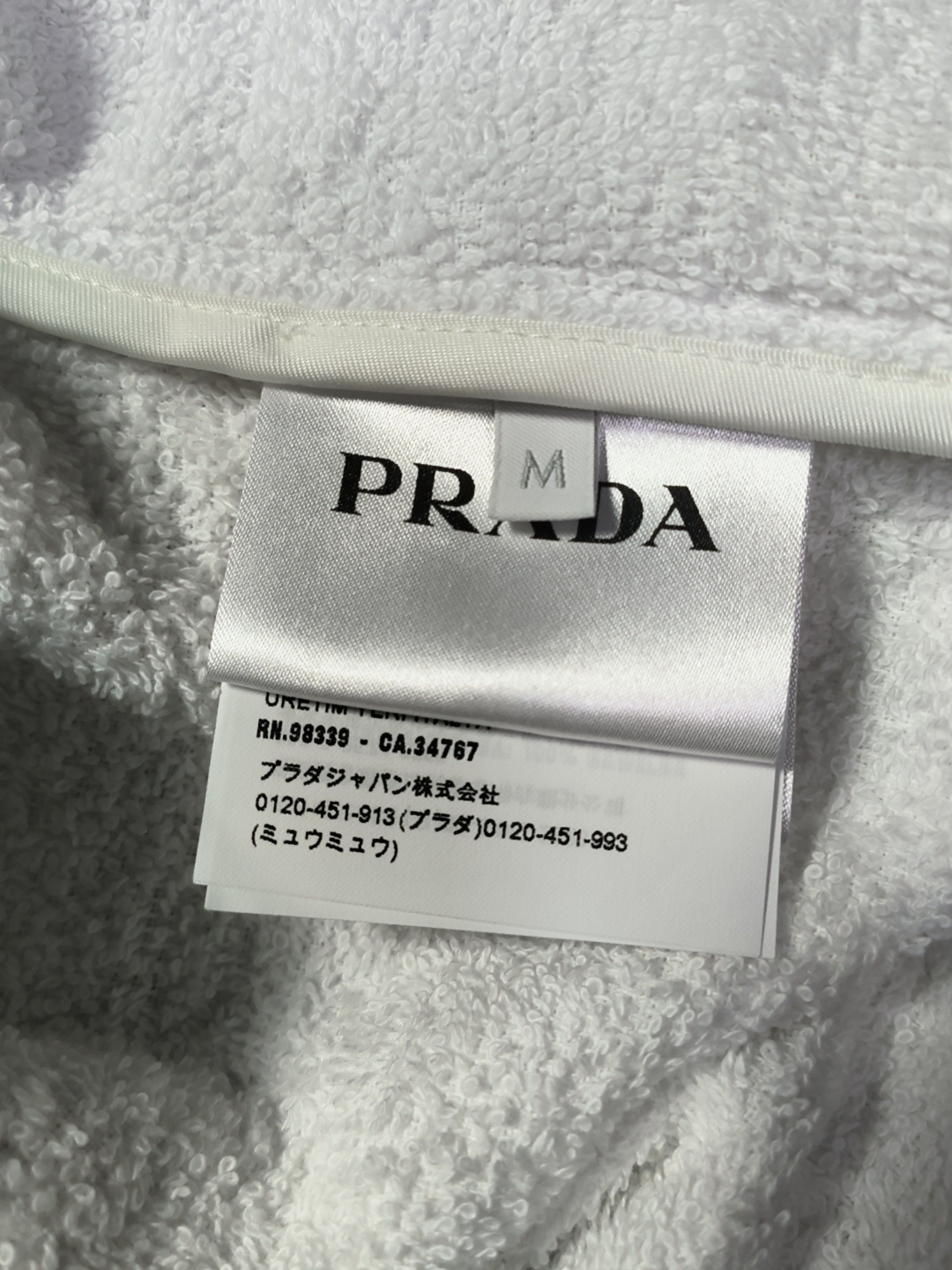 Prada Prada Terry Cloth Shirt Size M Size US M / EU 48-50 / 2 - 4 Thumbnail