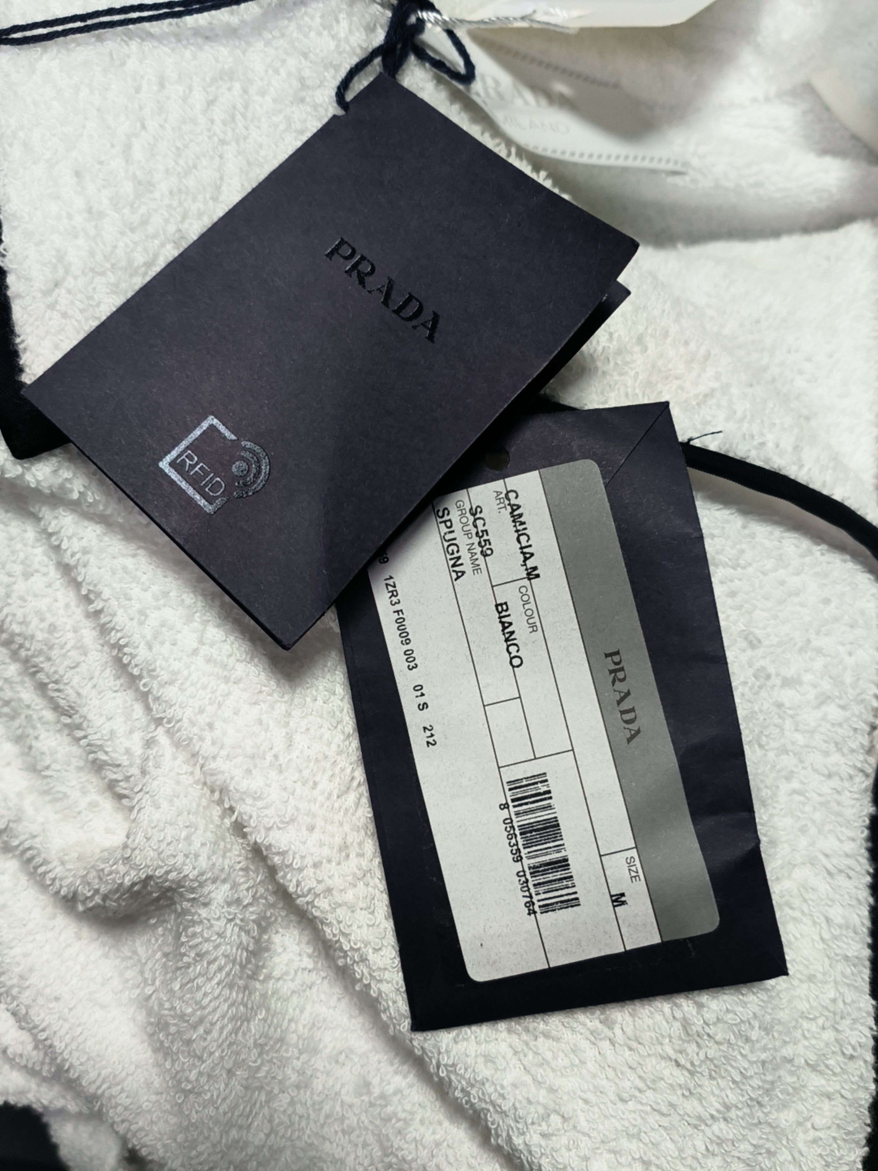Prada Prada Terry Cloth Shirt Size M Size US M / EU 48-50 / 2 - 5 Thumbnail