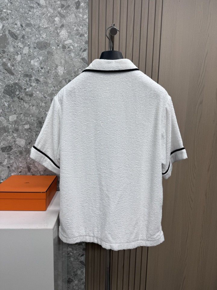 Prada Prada Terry Cloth Shirt Size M Size US M / EU 48-50 / 2 - 2 Thumbnail