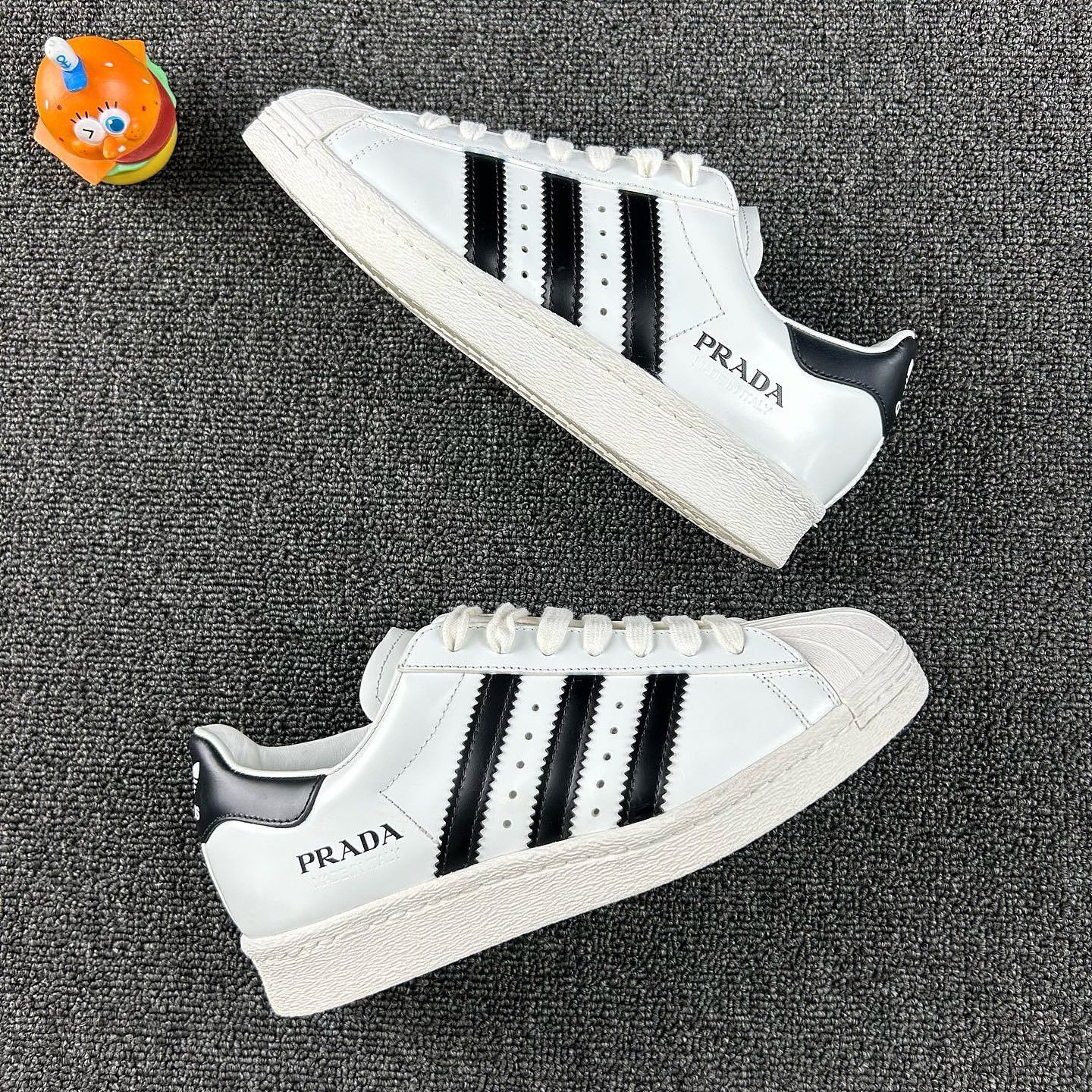 Adidas × Prada Prada x Adidas Originals Superstar Low-Top Sneakers Size 4.5 Size US 4.5 / IT 34.5 - 7 Thumbnail