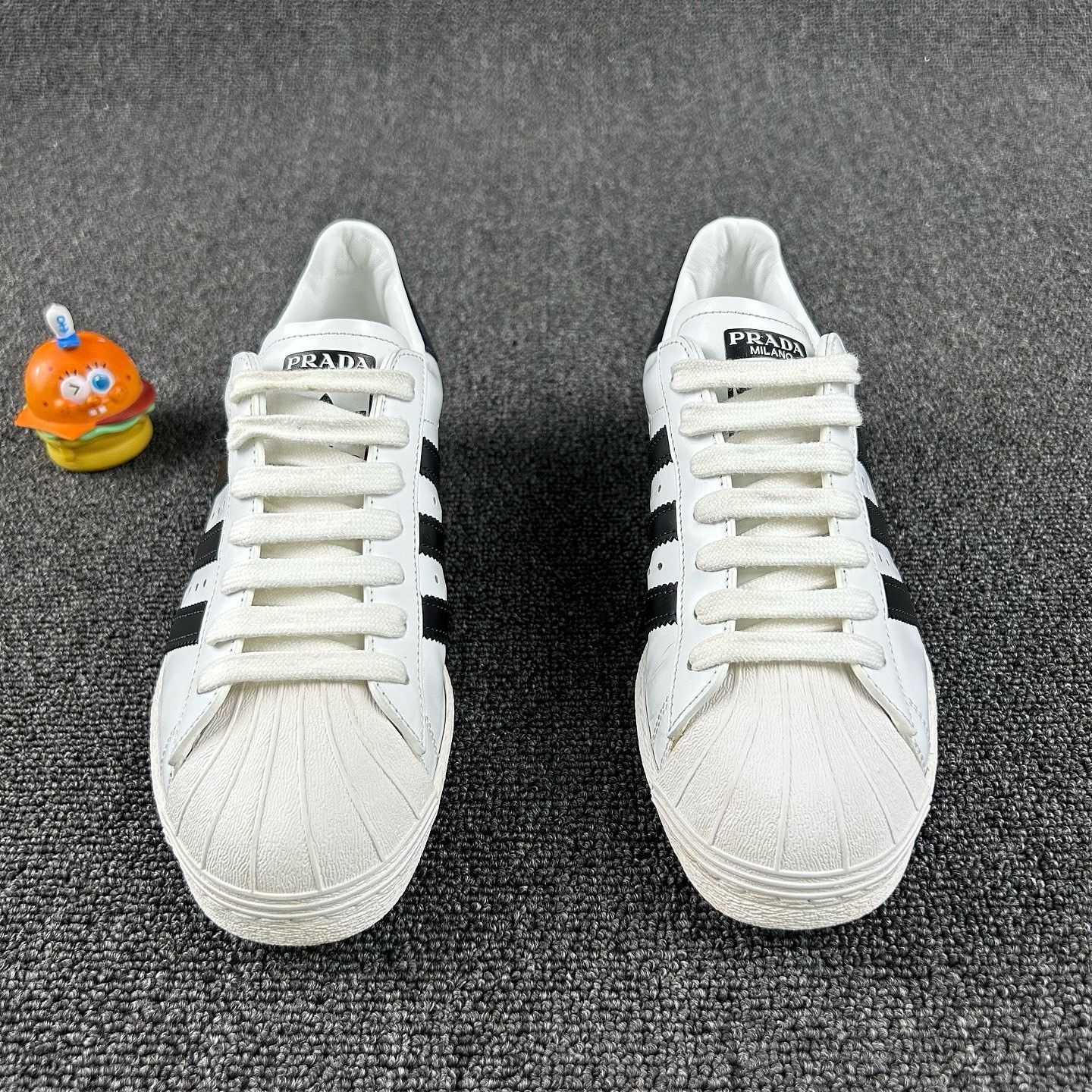 Adidas × Prada Prada x Adidas Originals Superstar Low-Top Sneakers Size 4.5 Size US 4.5 / IT 34.5 - 2 Thumbnail