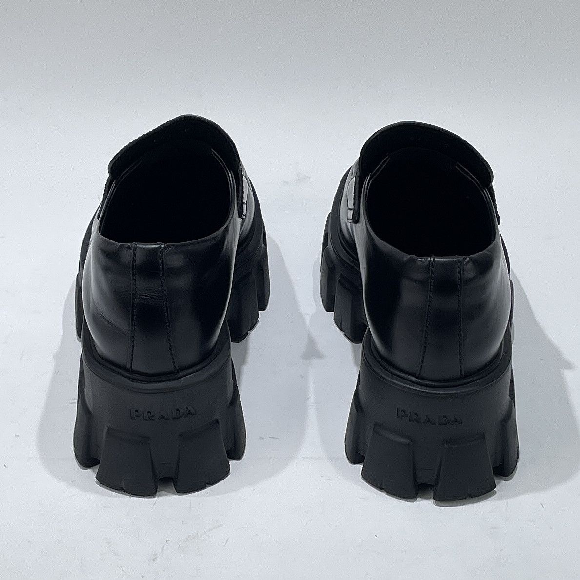 Prada Prada Monolith Leather Slip Ons Size 35 Size US 5 / IT 35 - 3 Thumbnail