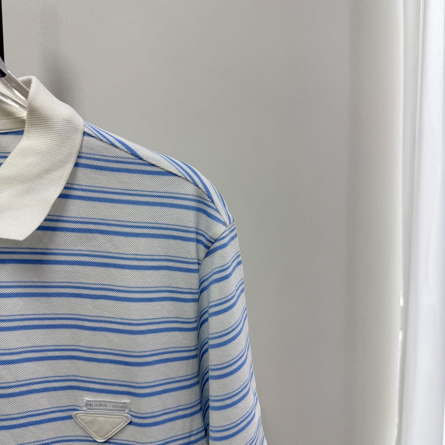 Prada Prada Striped Cotton Polo Shirt Size M Size US M / EU 48-50 / 2 - 6 Thumbnail