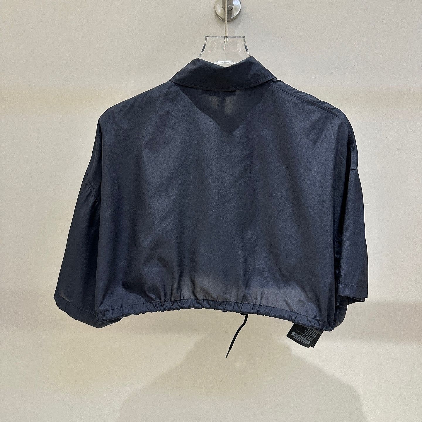 Prada Prada Triangle Logo Silk Button Up Shirt Size 38 Size XS / US 0-2 / IT 36-38 - 2 Thumbnail