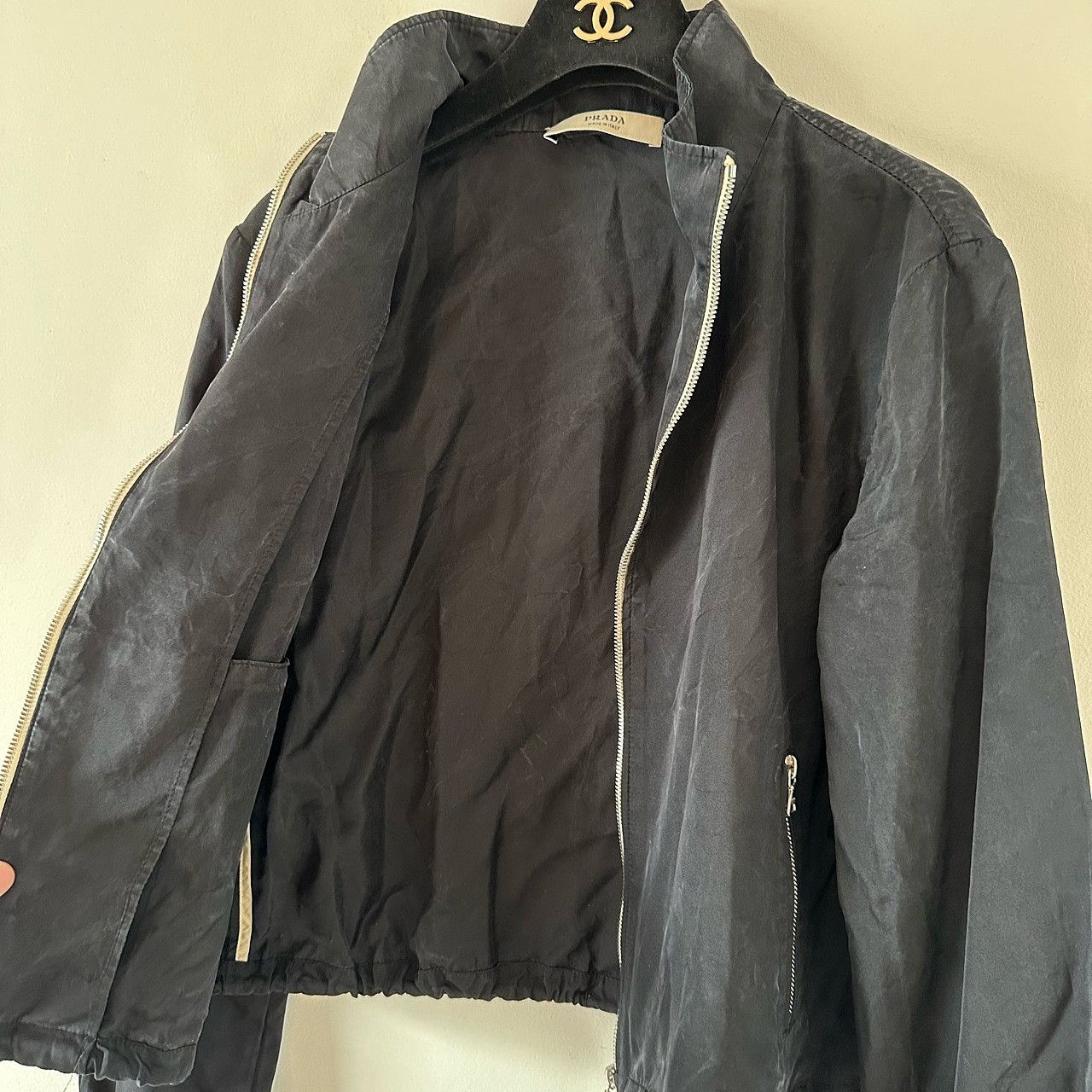 Prada Prada Silk Zip Jacket Size 42 Size M / US 6-8 / IT 42-44 - 5 Thumbnail