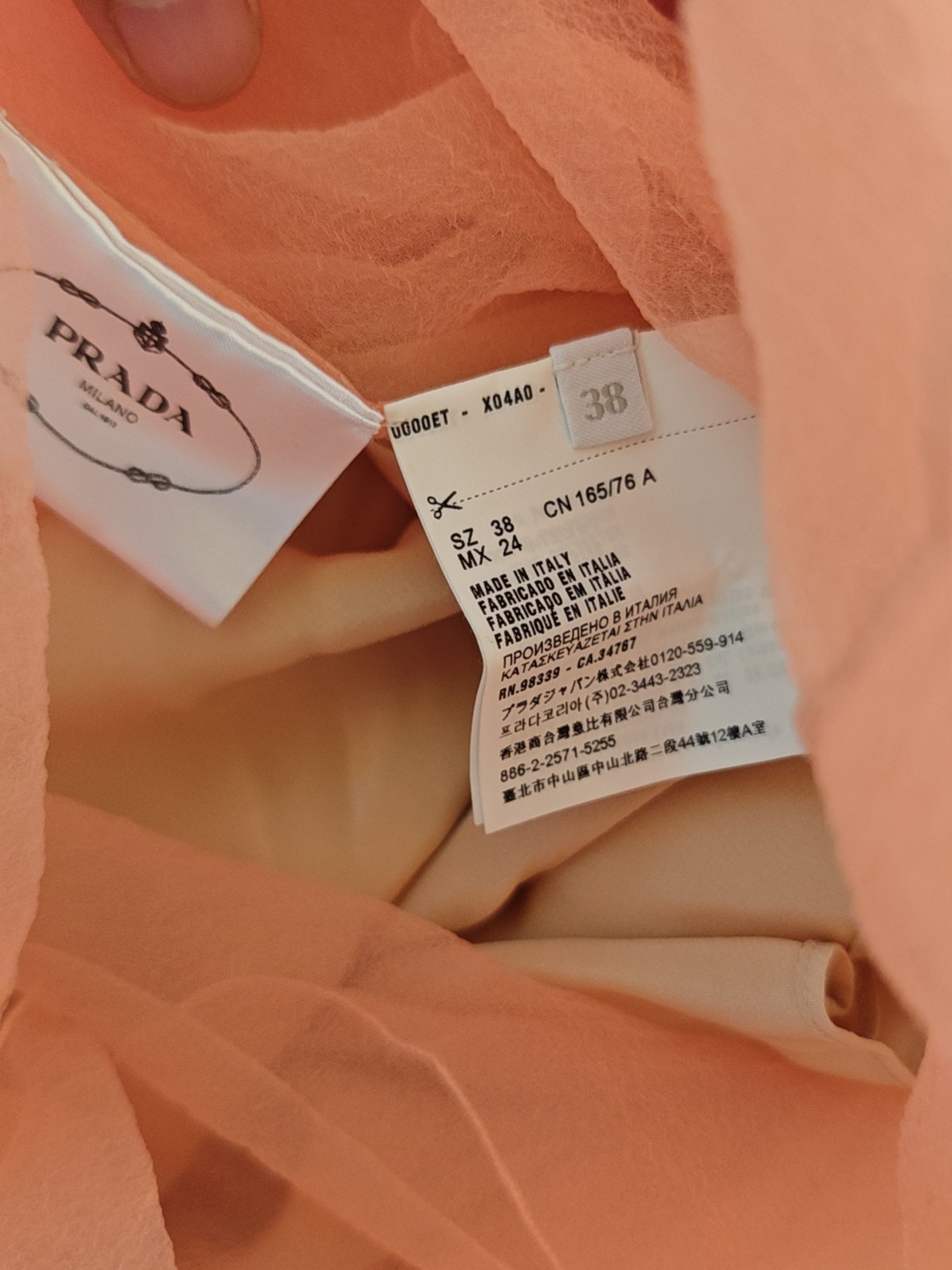 Prada Prada Sheer Panel Dress Size 38 Size XS / US 0-2 / IT 36-38 - 4 Thumbnail