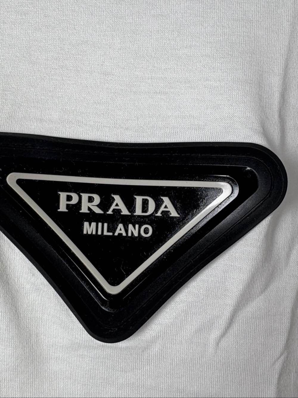 Prada Prada Triangle Logo T-Shirt Size M Size M / US 6-8 / IT 42-44 - 6 Thumbnail