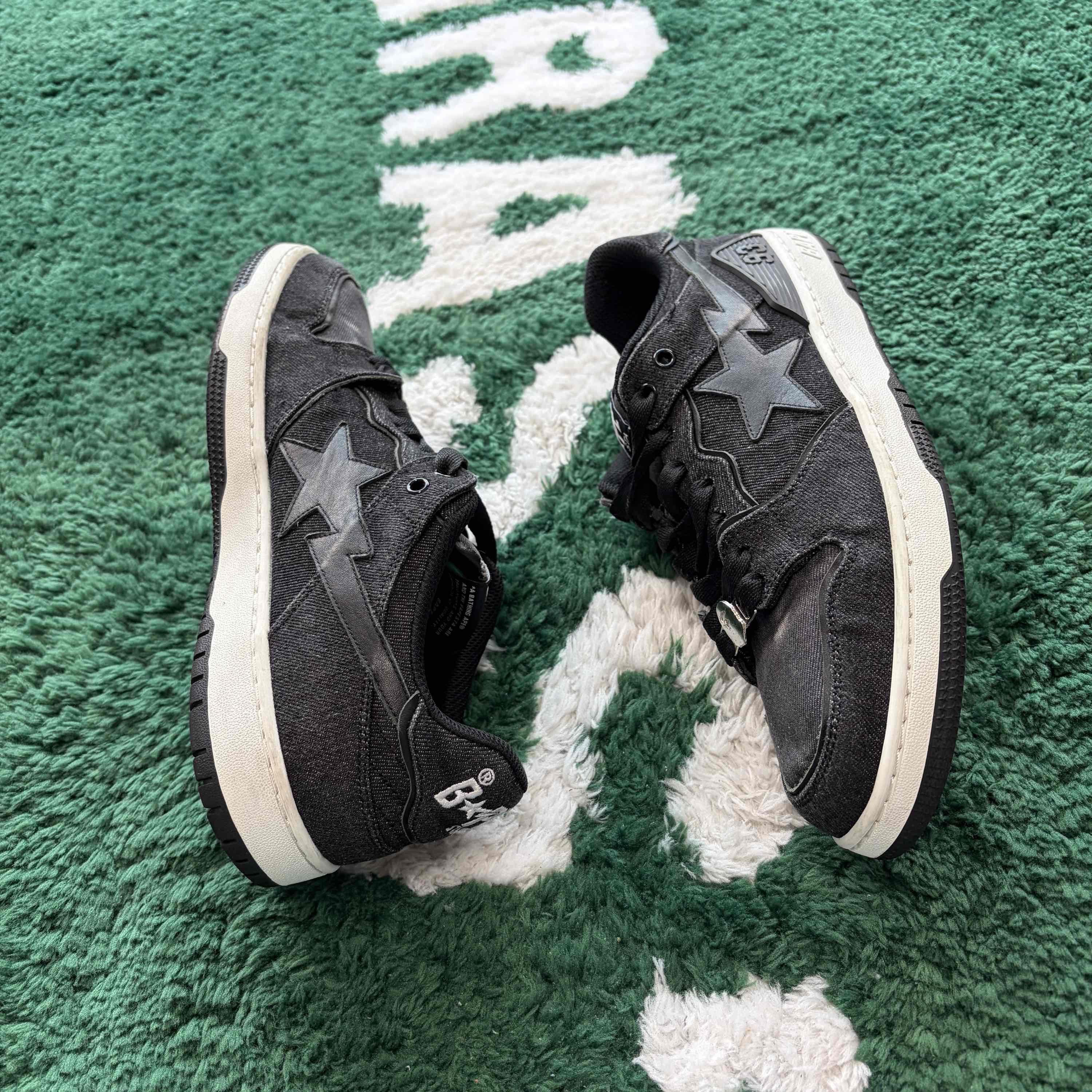 Bape A Bathing Ape Denim Sk8 Sta Sneakers Size 11 Size US 12 / EU 45 - 8 Thumbnail