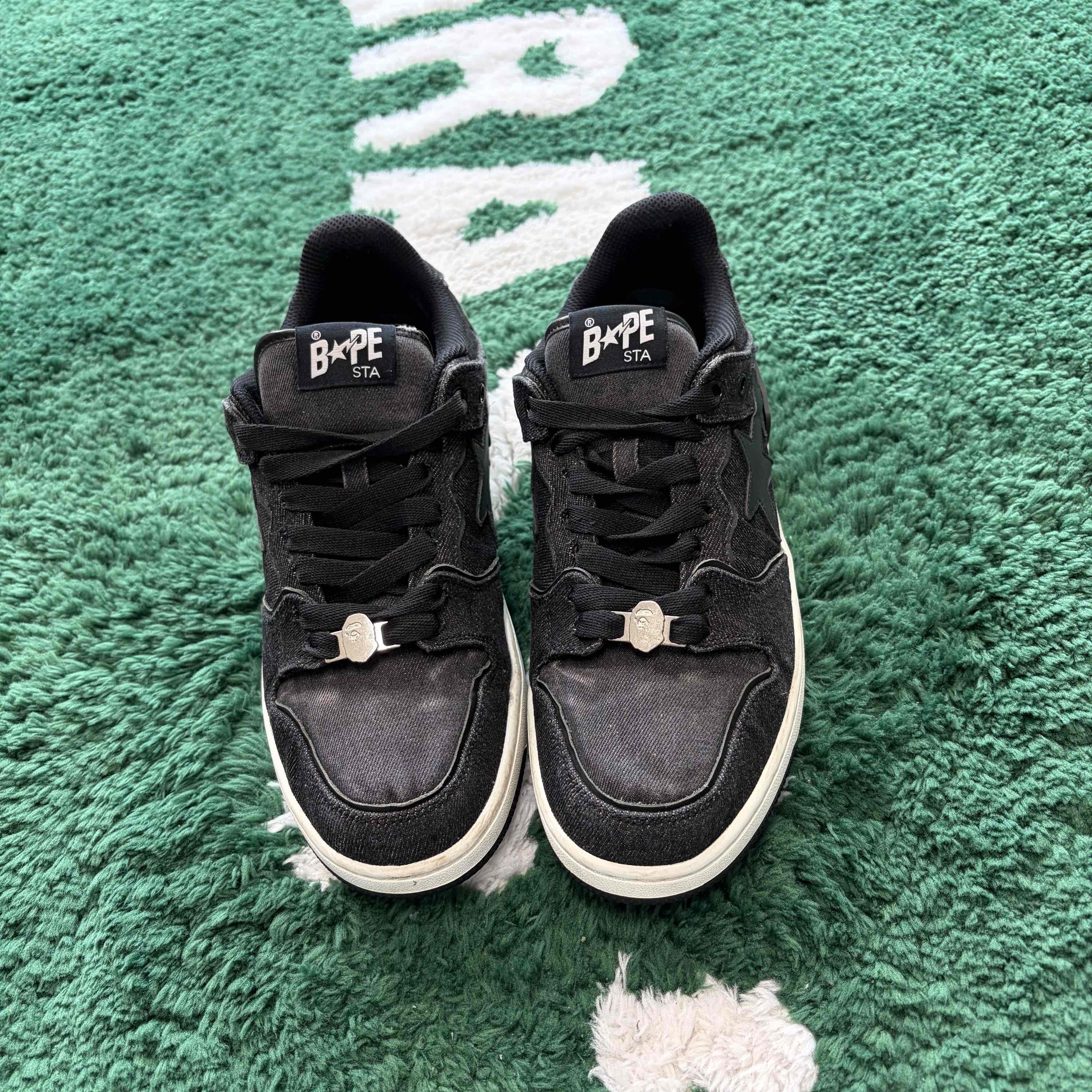 Bape A Bathing Ape Denim Sk8 Sta Sneakers Size 11 Size US 12 / EU 45 - 2 Thumbnail