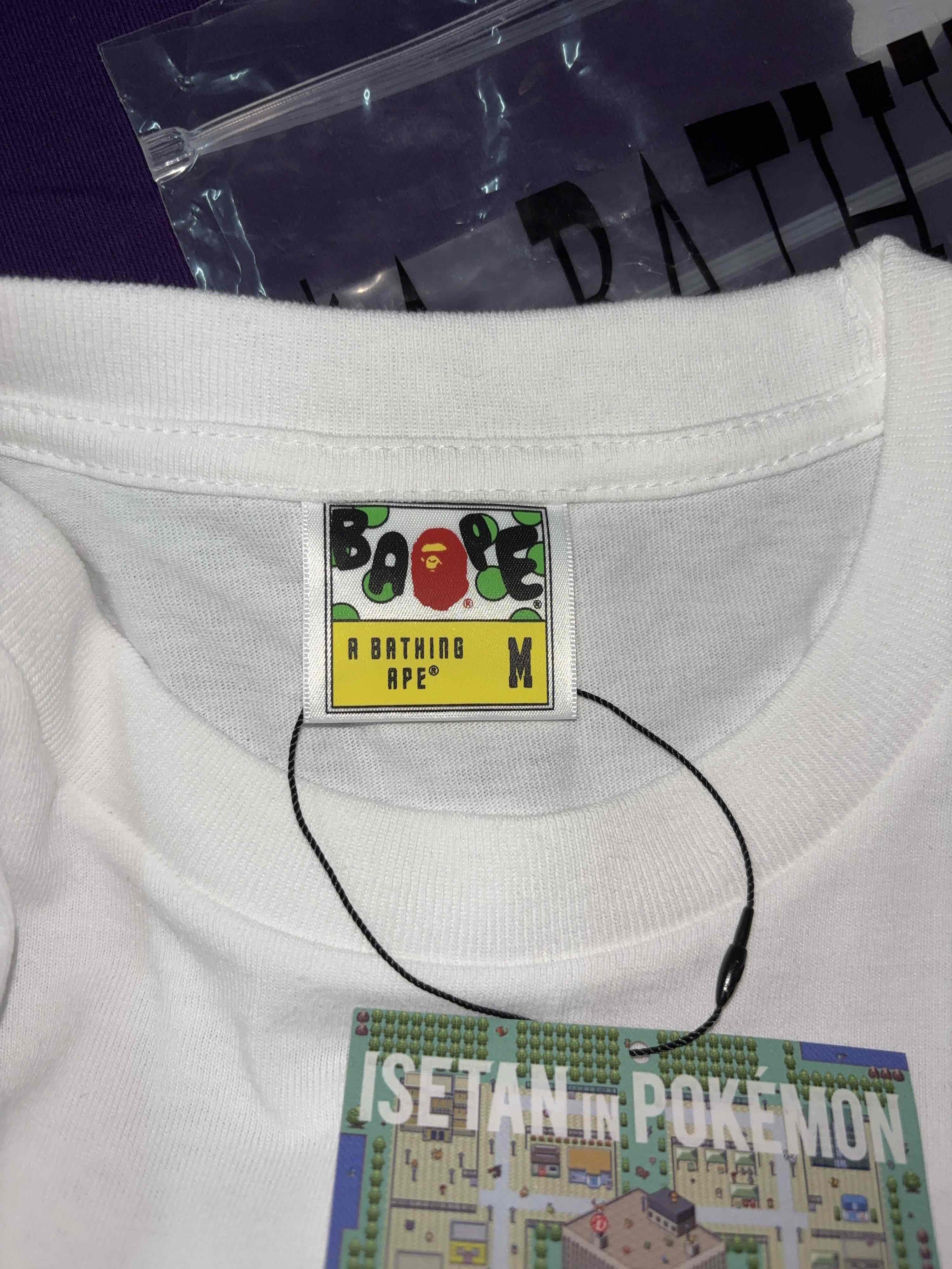 Bape A BATHING APE x Pokemon Graphic T-Shirt White Size M Size US M / EU 48-50 / 2 - 3 Thumbnail