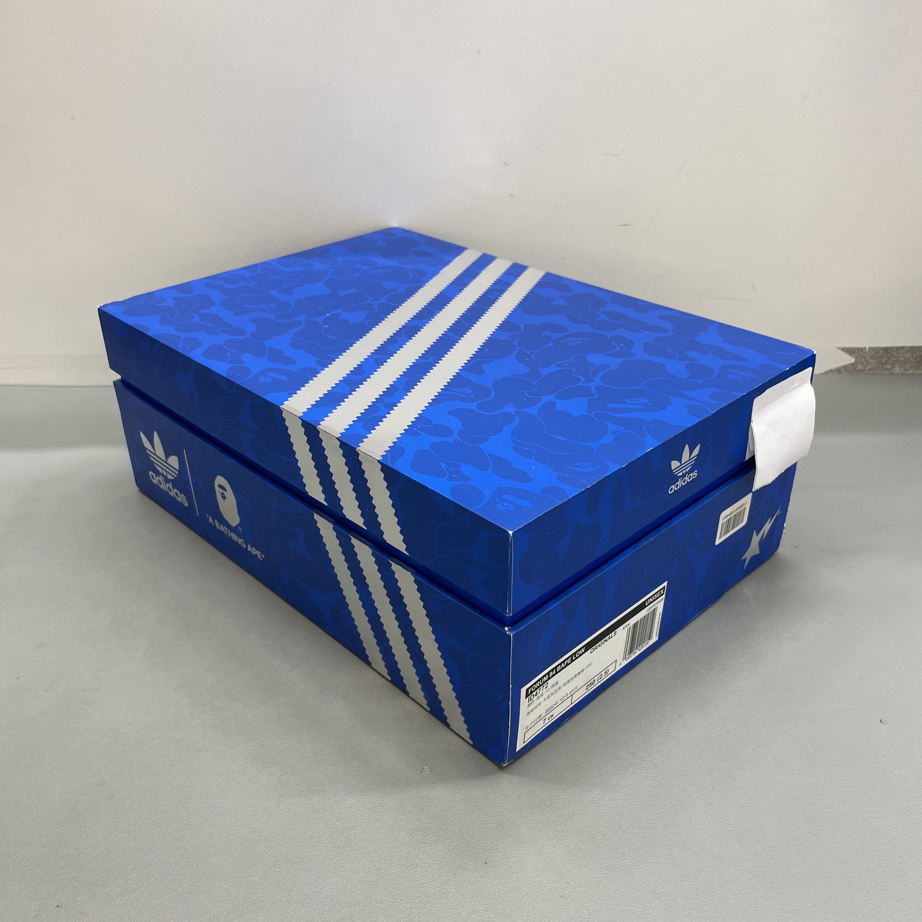 Adidas A BATHING APE x adidas Forum 84 Low Blue Camo Size 7 Size US 7 / EU 40 - 12 Thumbnail
