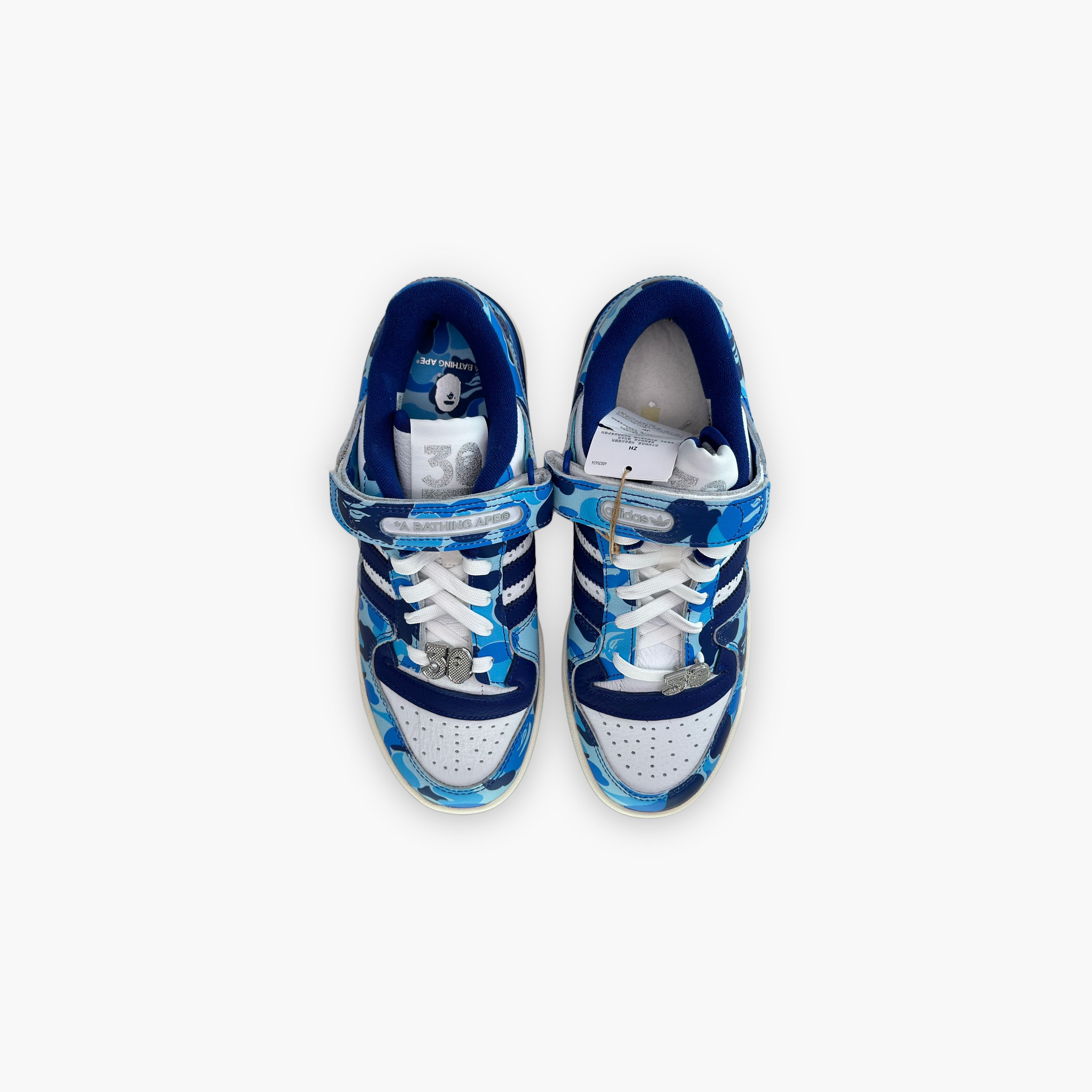 Adidas A BATHING APE x adidas Forum 84 Low Blue Camo Size 7 Size US 7 / EU 40 - 9 Thumbnail