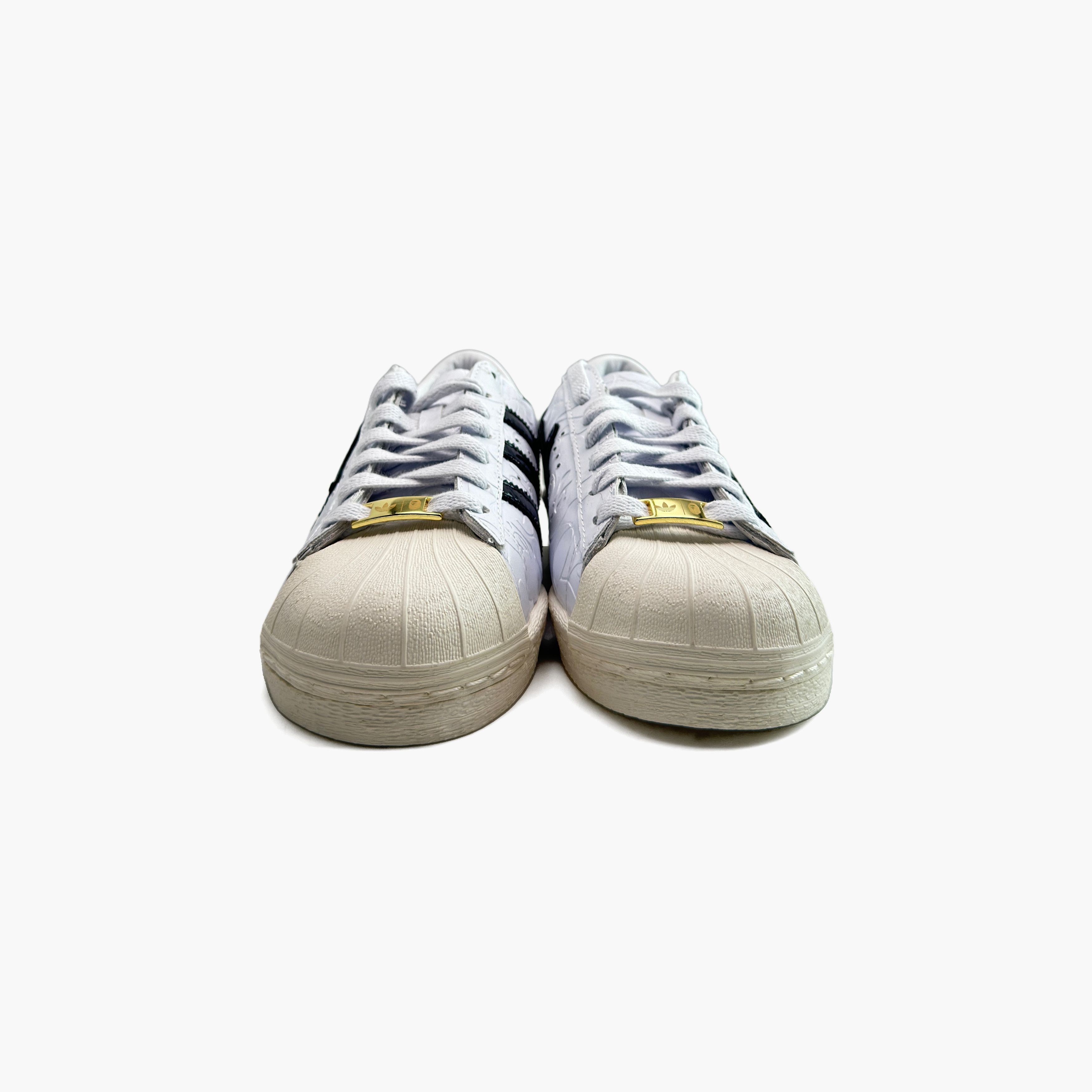 Bape BAPE x Adidas Superstar Sneakers Size 5.5 Size US 5.5 / EU 38 - 5 Thumbnail