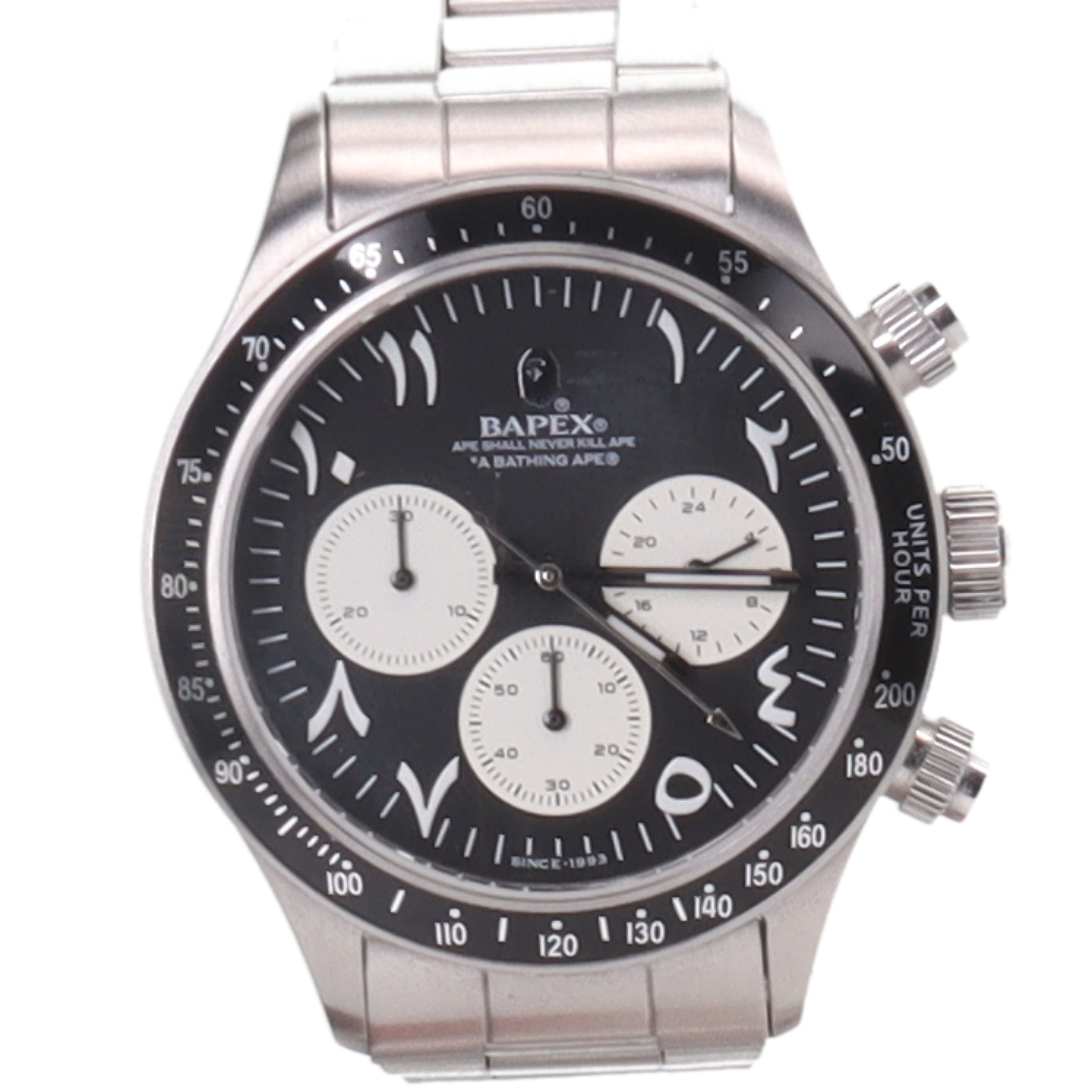 Bape A Bathing Ape BAPEX Type 4 Arabic Dial Watch Size ONE SIZE - 3 Thumbnail