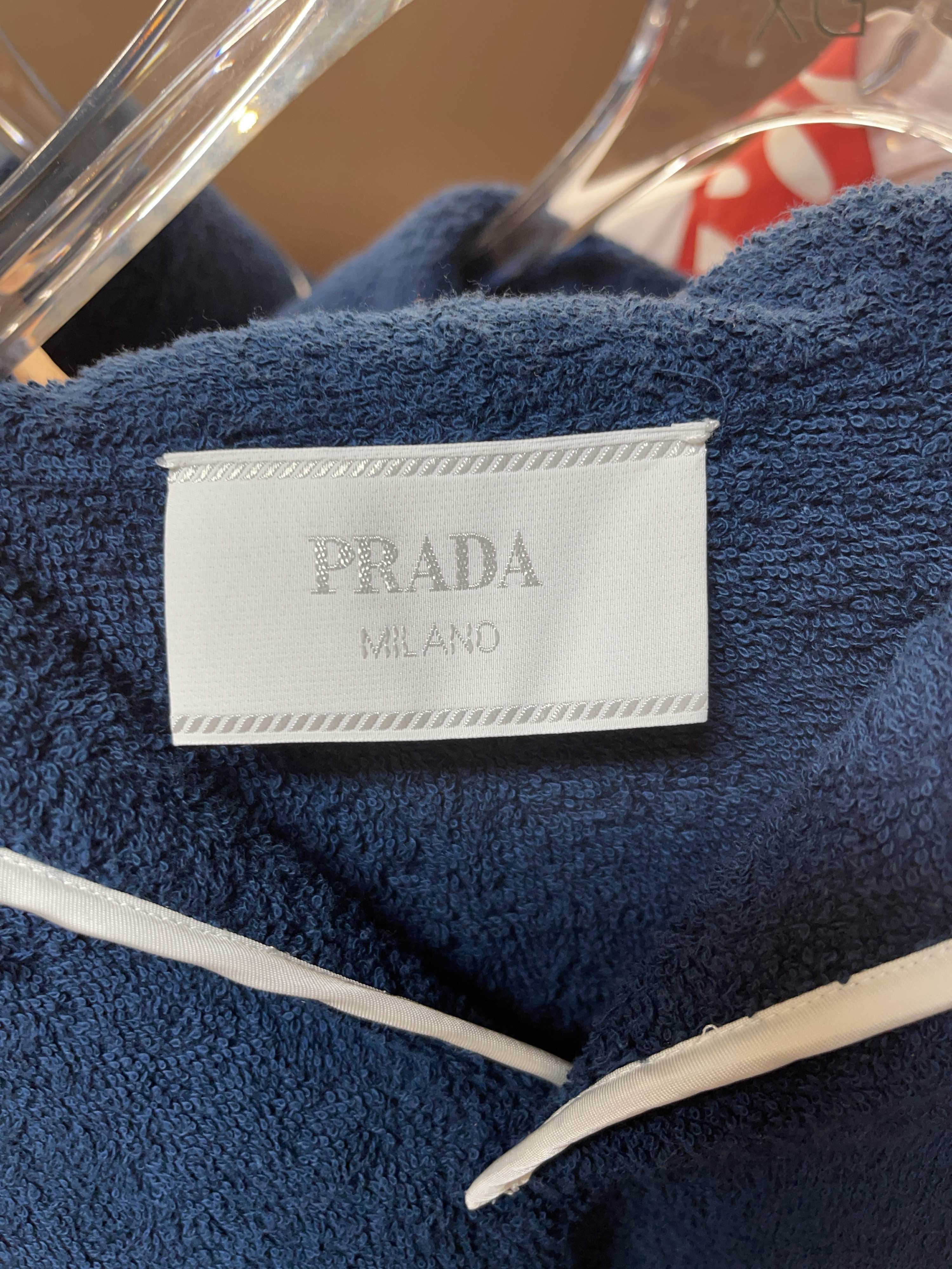 Prada Prada Terry Logo Polo Shirt Size M Size US M / EU 48-50 / 2 - 3 Thumbnail