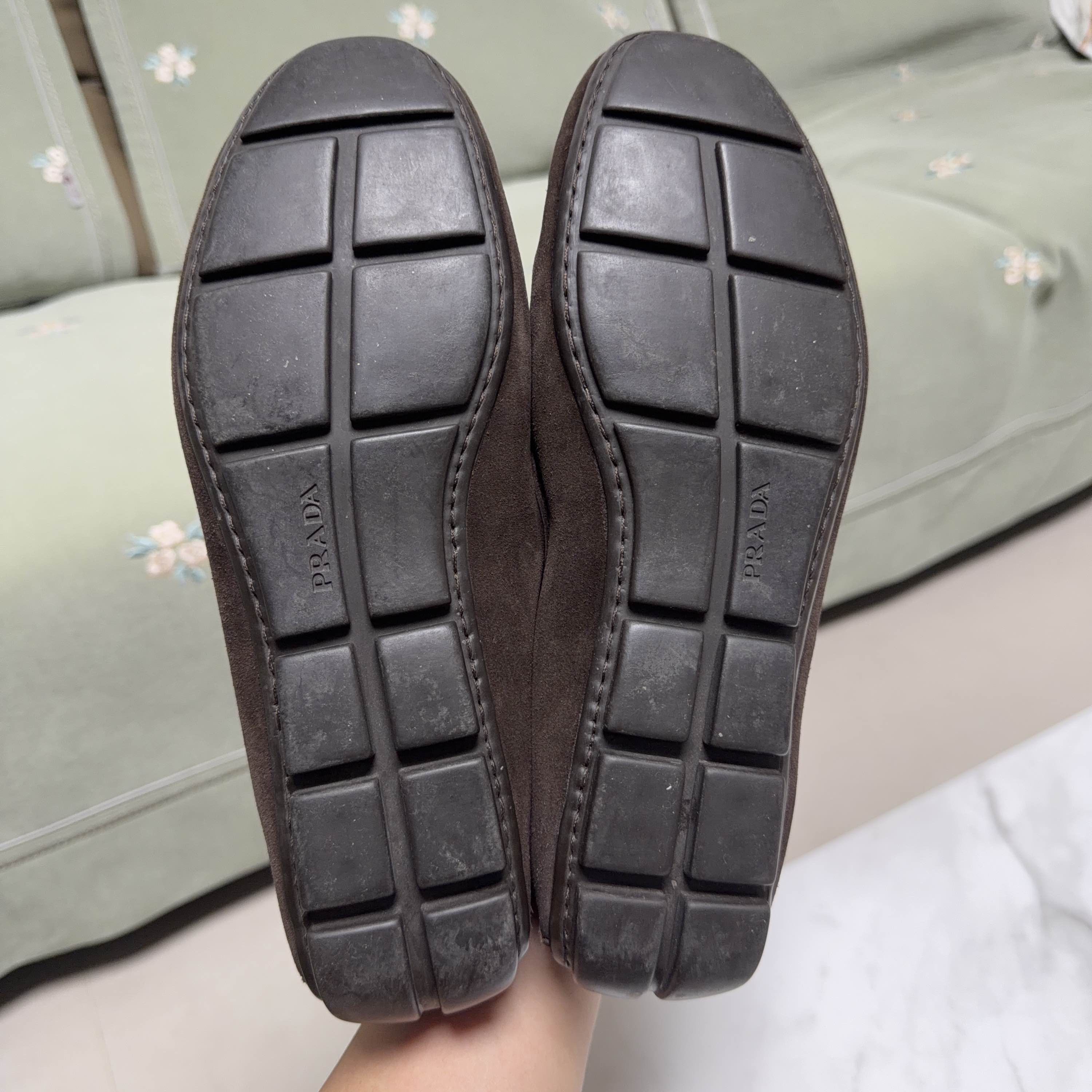 Prada Prada Suede Loafers Size US 9 / EU 42 Size US 9 / EU 42 - 4 Thumbnail