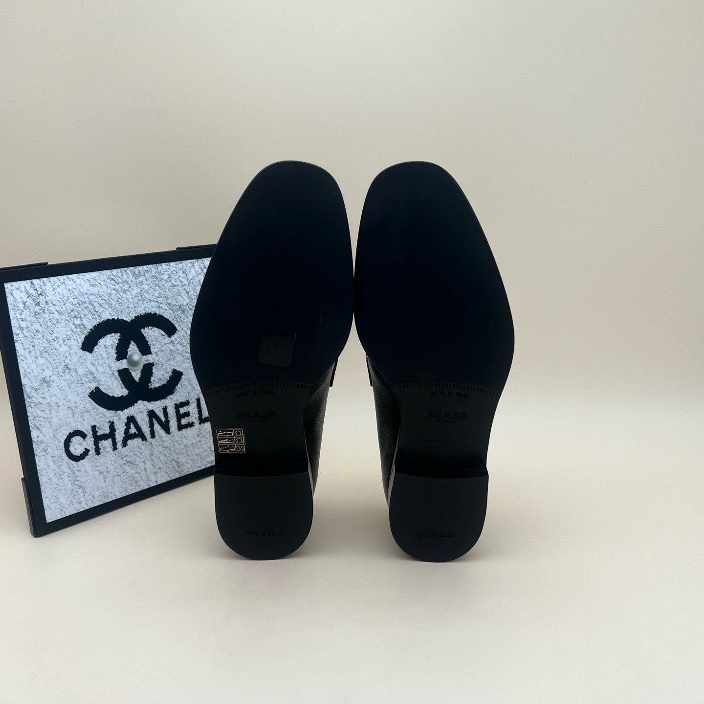 Prada Prada Saffiano Leather Logo Plaque Loafers US 6.5 Size US 6 / EU 39 - 4 Thumbnail