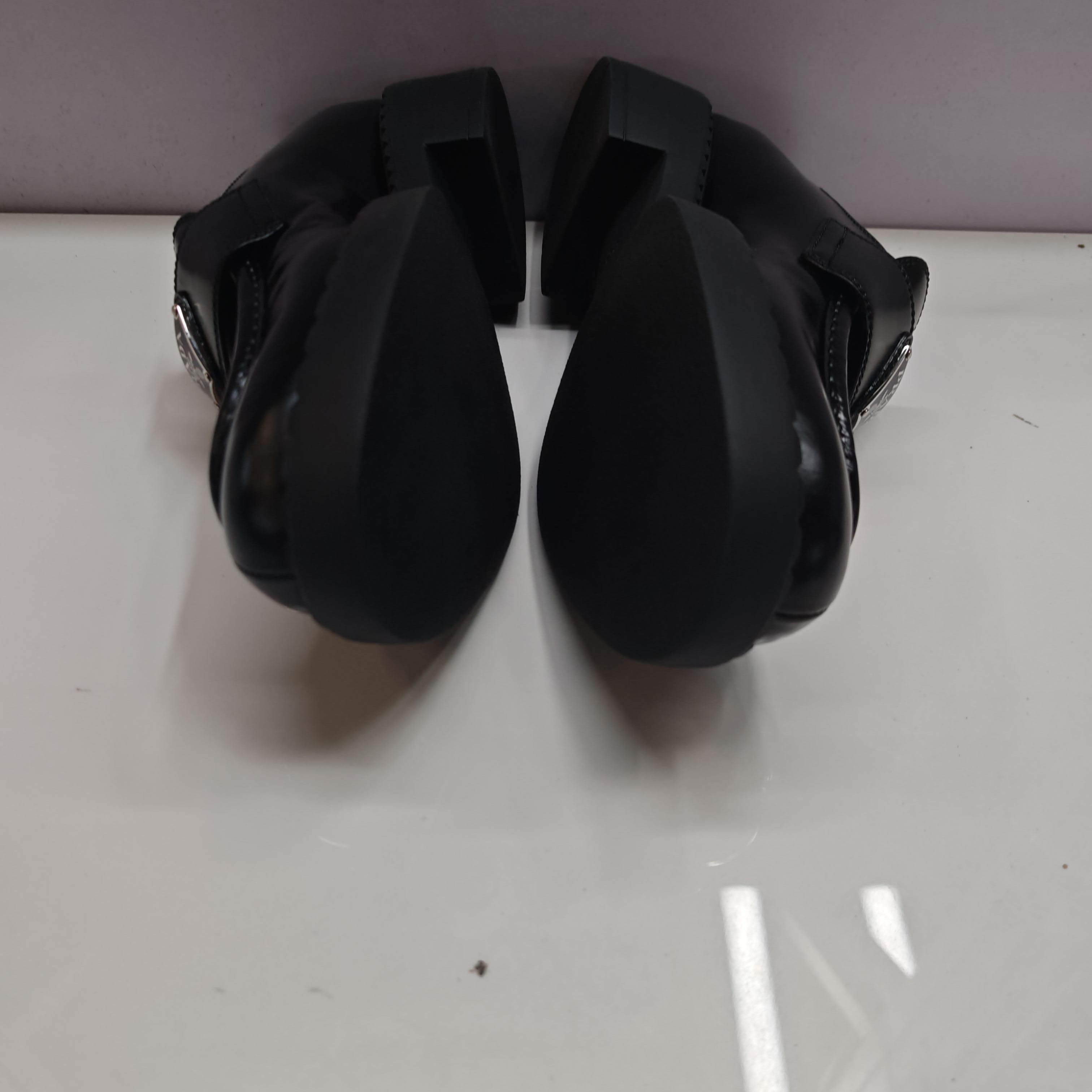 Prada Prada Chocolate Leather Platform Loafers Size 38.5 Size US 8.5 / IT 38.5 - 10 Thumbnail