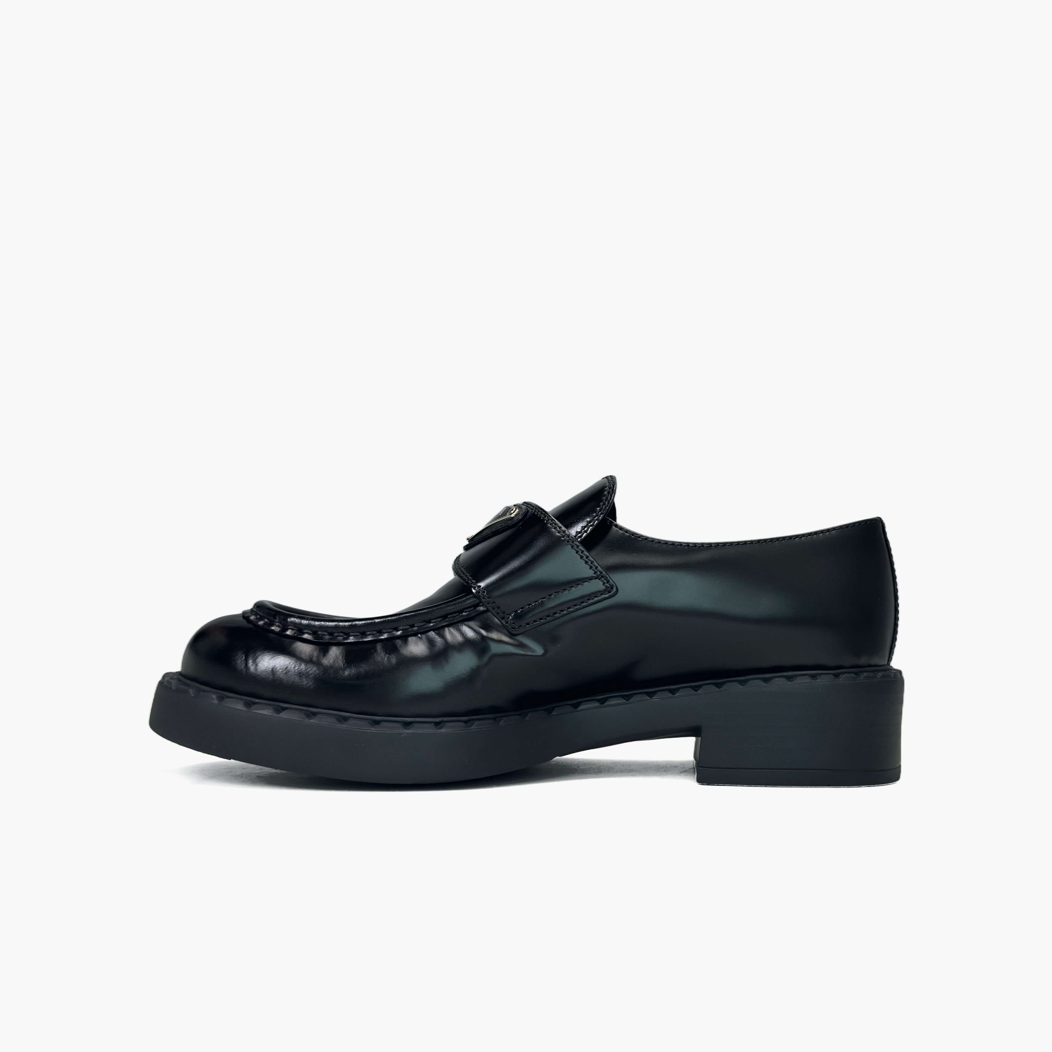 Prada Prada Chocolate Leather Platform Loafers Size 38.5 Size US 8.5 / IT 38.5 - 3 Thumbnail