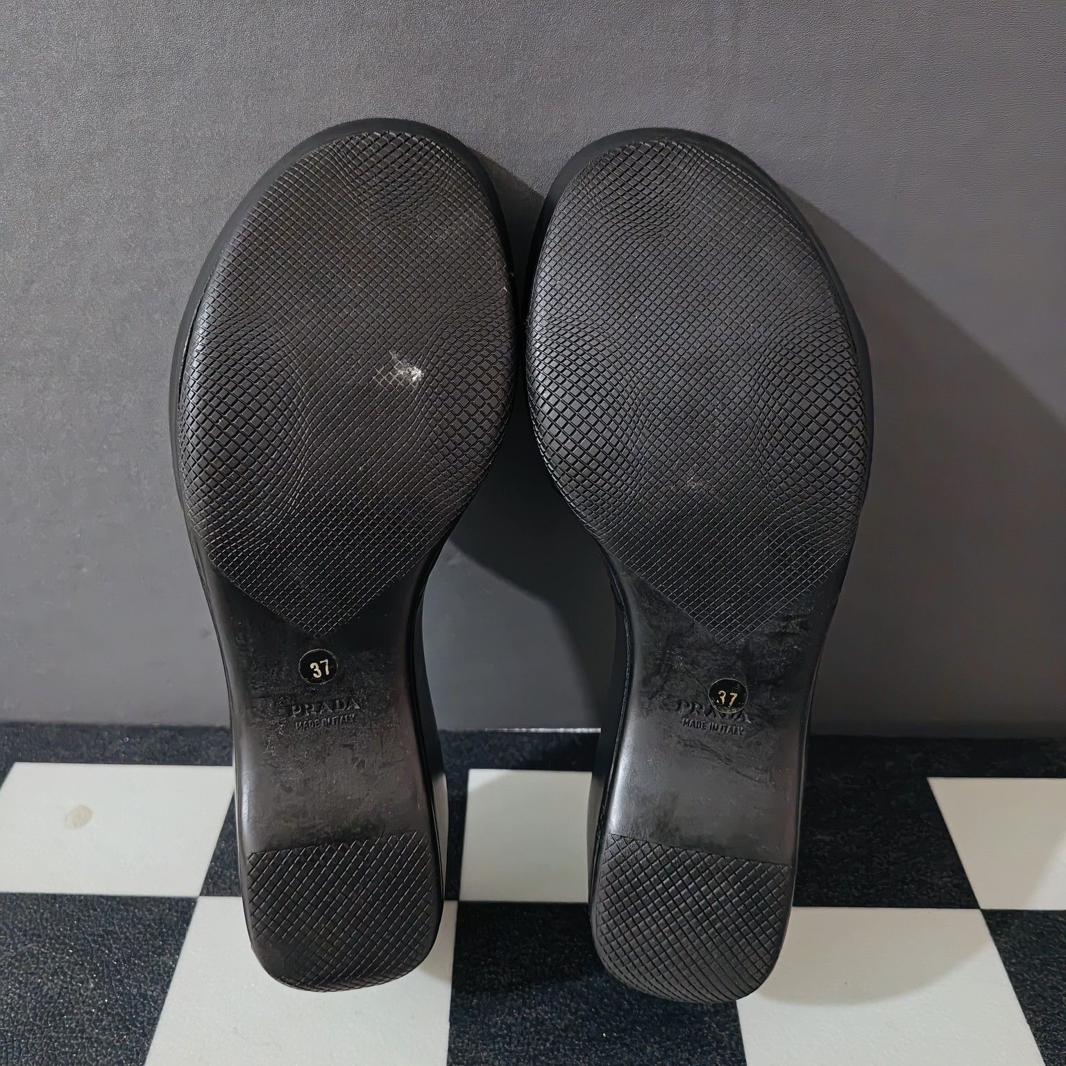 Prada Prada Black Platform Slide Sandals Size 37 Size US 7 / IT 37 - 4 Thumbnail