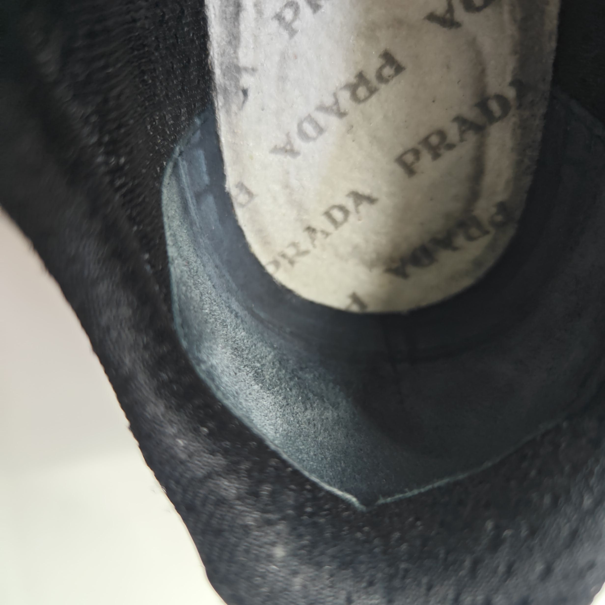 Prada Prada Black Low-Top Sneakers Size 36.5 Size US 6.5 / IT 36.5 - 10 Thumbnail