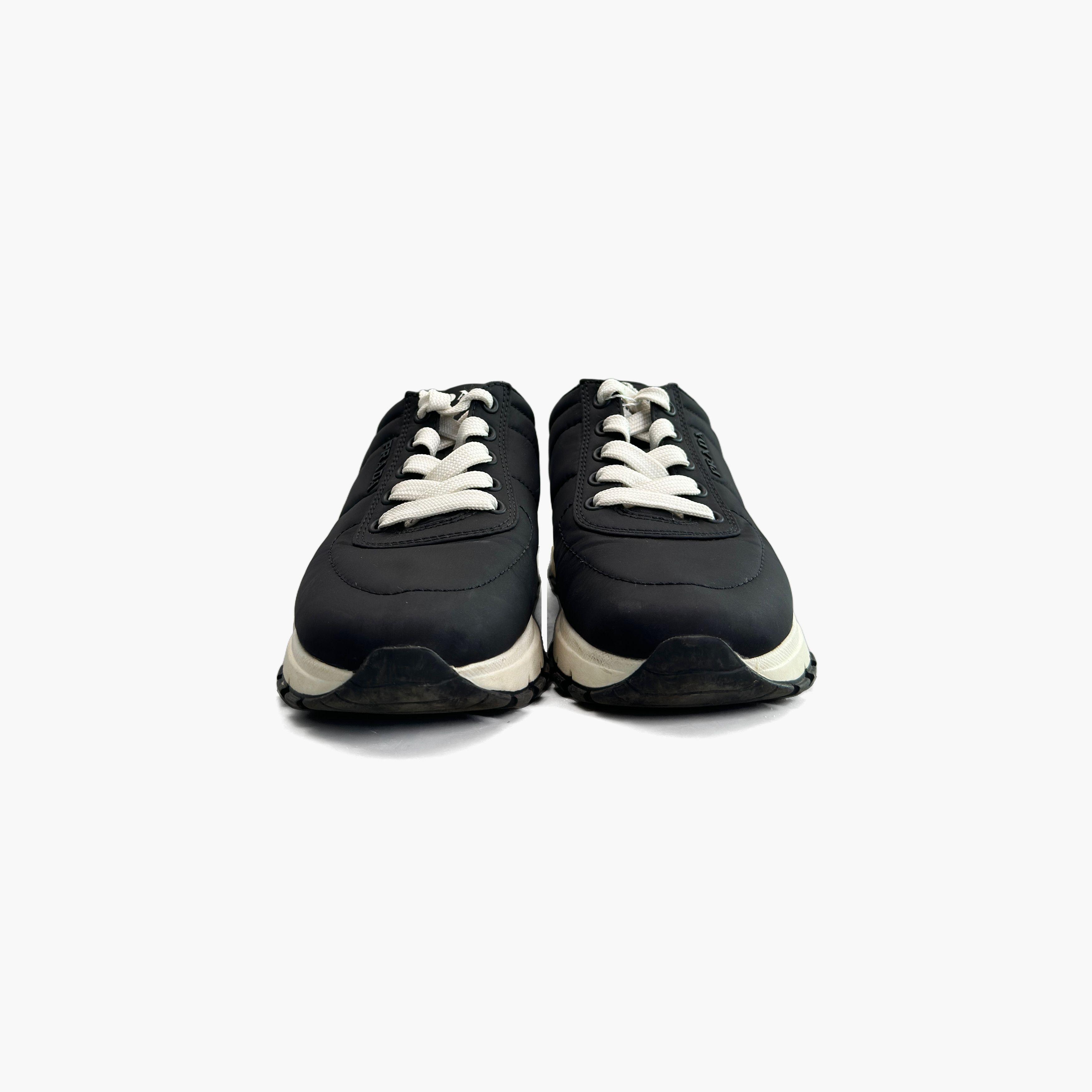 Prada Prada Black Low-Top Sneakers Size 36.5 Size US 6.5 / IT 36.5 - 5 Thumbnail