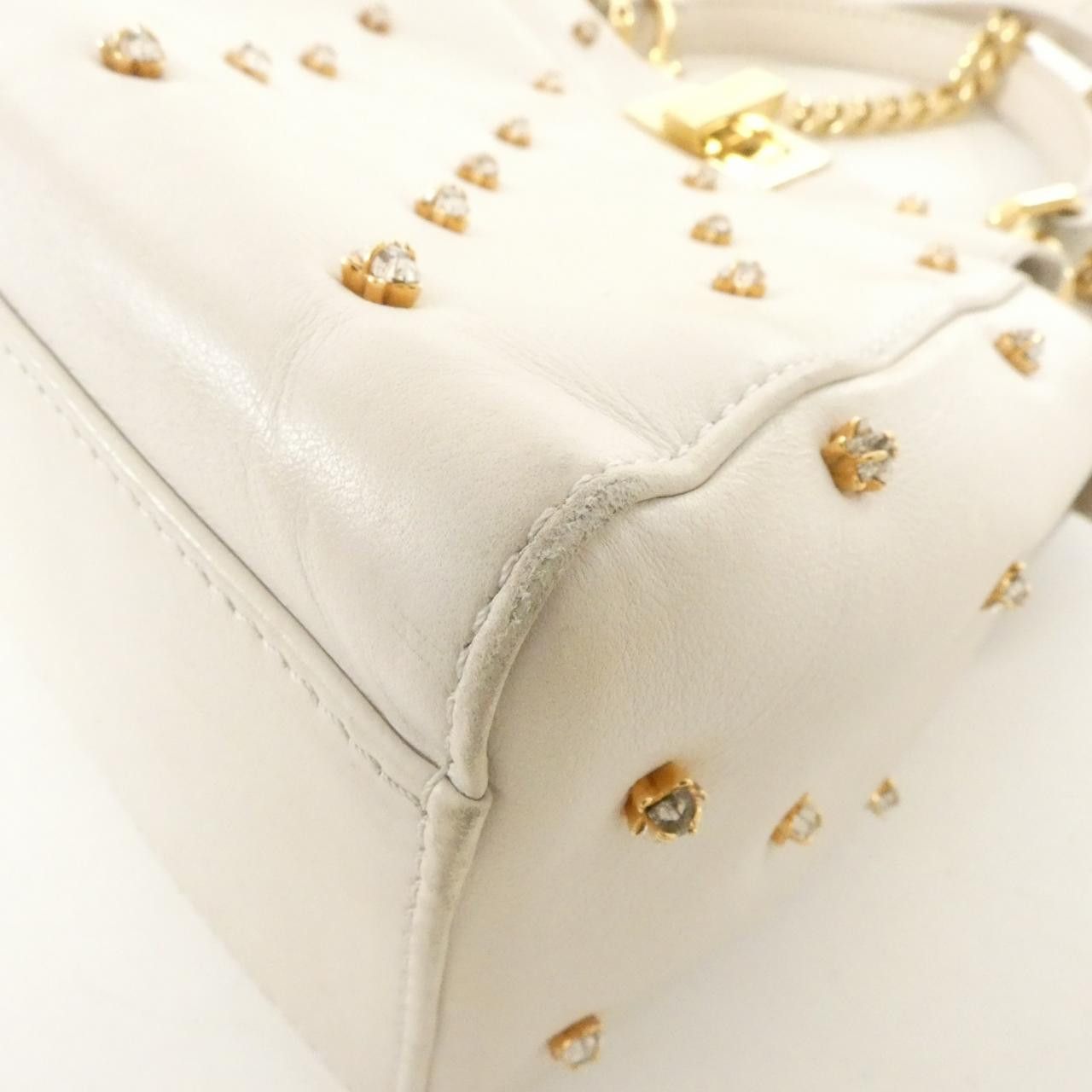 Fendi Fendi Fendi Peekaboo Mini Lambskin 2way Bag Leather Handbag 8BN309 A5P4 DUTY FREE for USA Size ONE SIZE - 3 Thumbnail