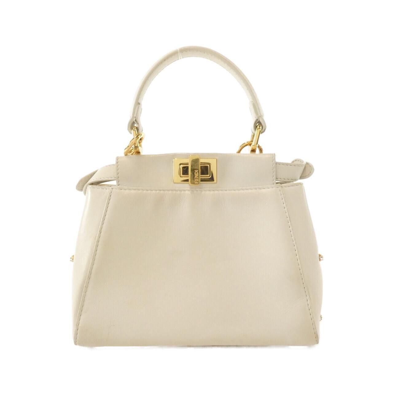 Fendi Fendi Fendi Peekaboo Mini Lambskin 2way Bag Leather Handbag 8BN309 A5P4 DUTY FREE for USA Size ONE SIZE - 2 Thumbnail