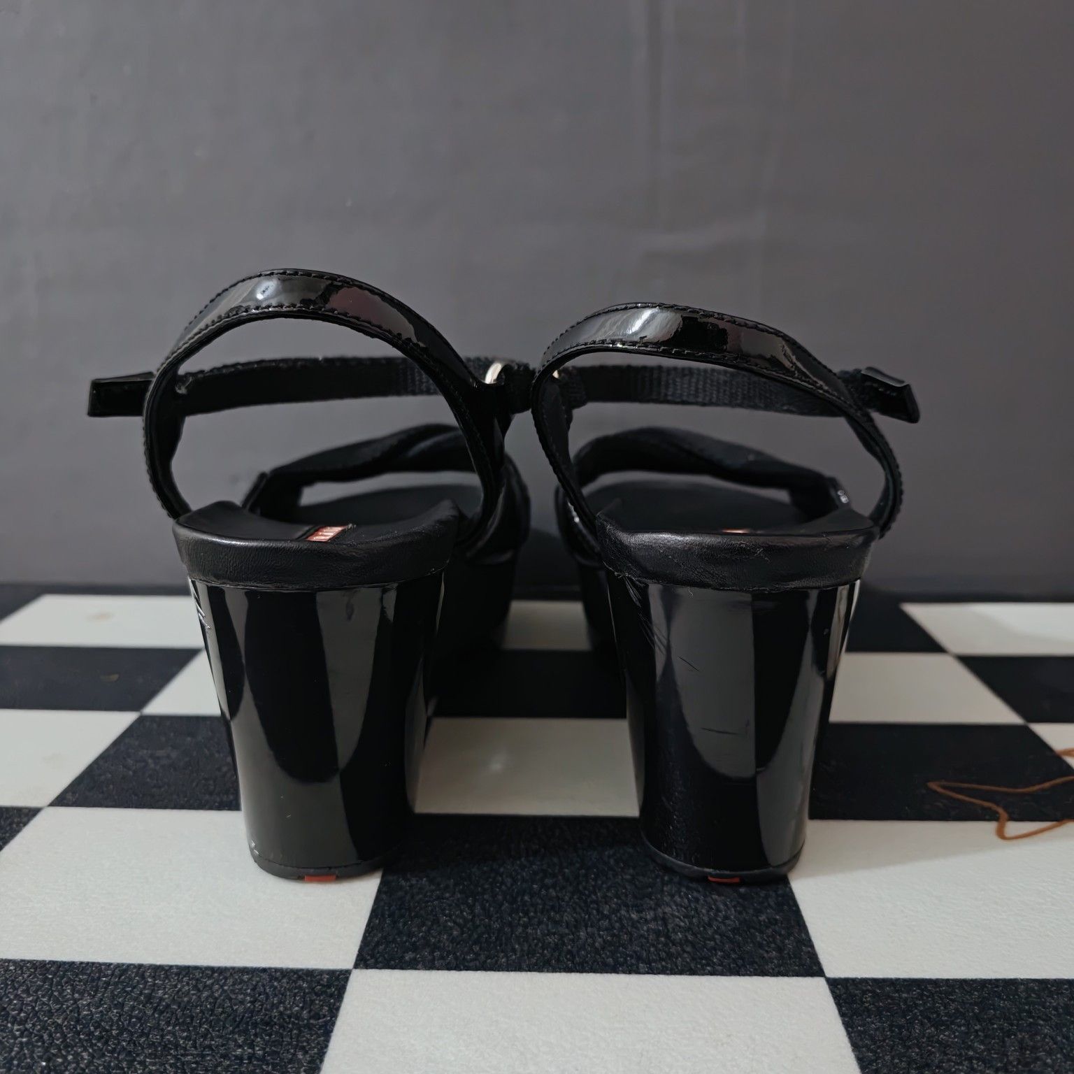 Prada Prada Black Wedge Sandals Size 36.5 Size US 6.5 / IT 36.5 - 3 Thumbnail