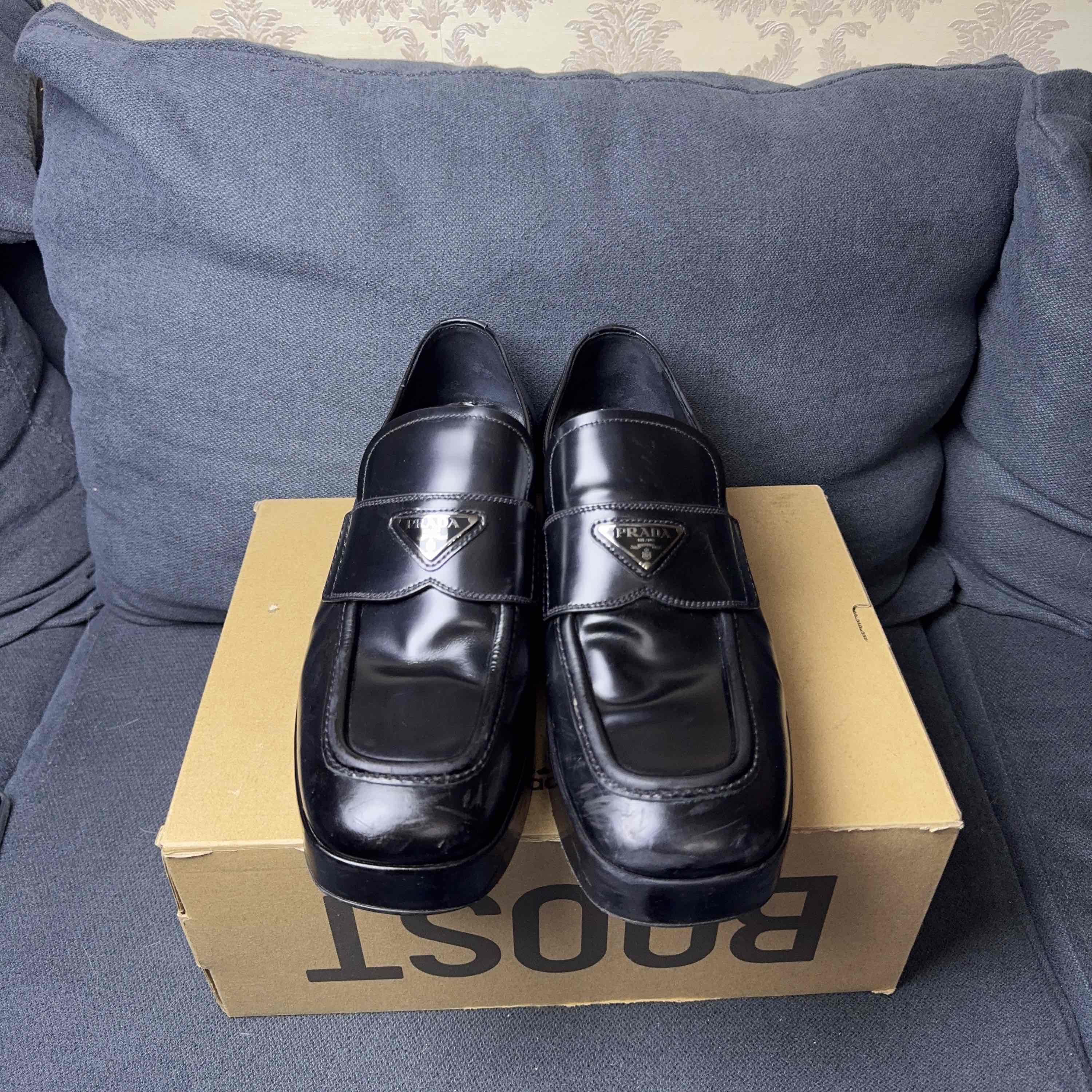 Prada Prada Platform Loafers Size 9 Size US 9 / EU 42 - 2 Thumbnail